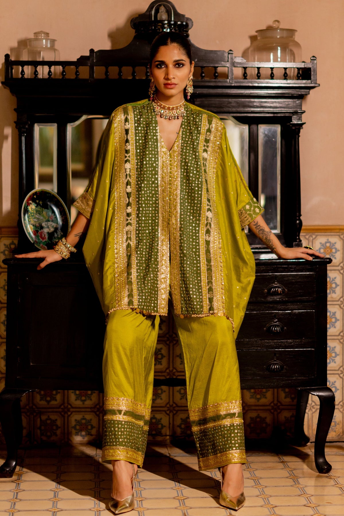 Saanwariya Kaftan Set