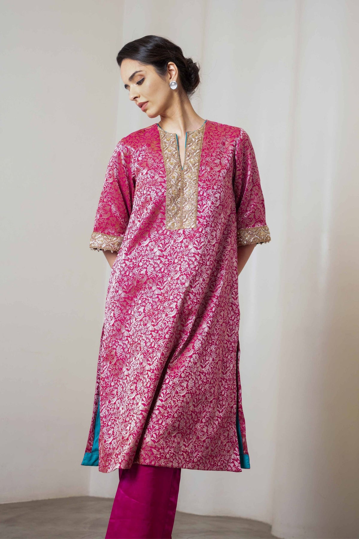 Rysa Magenta Kurta Set