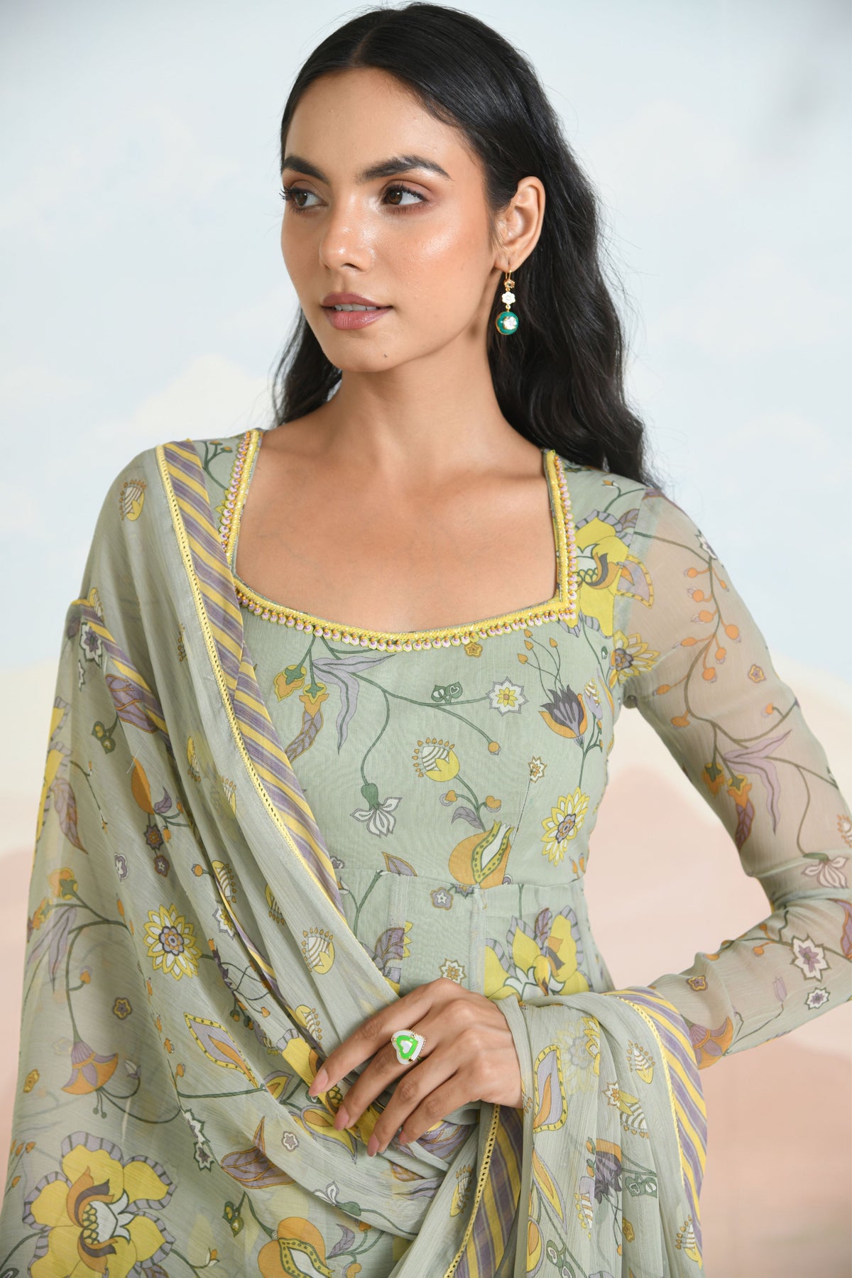 Sunpetal Anarkali