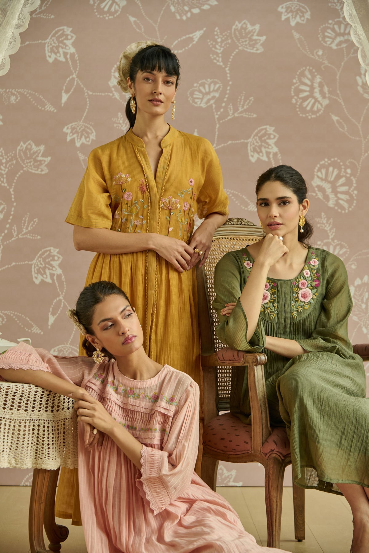 Yellow Azra Dress Set
