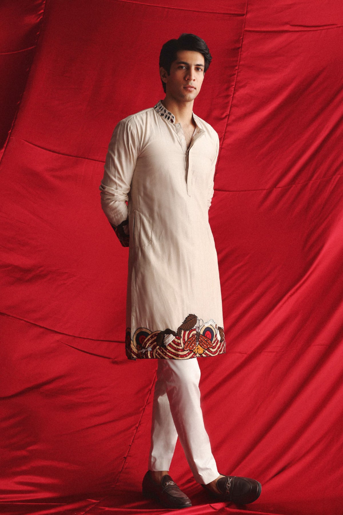 Ivory Metamorphosis Kurta Set