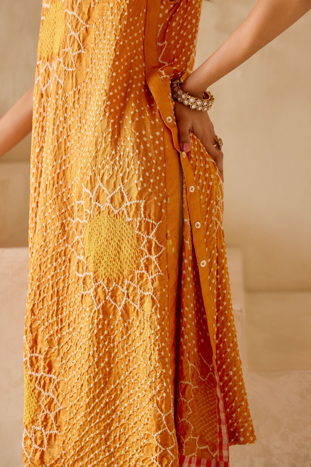 Shift Dress in Orange