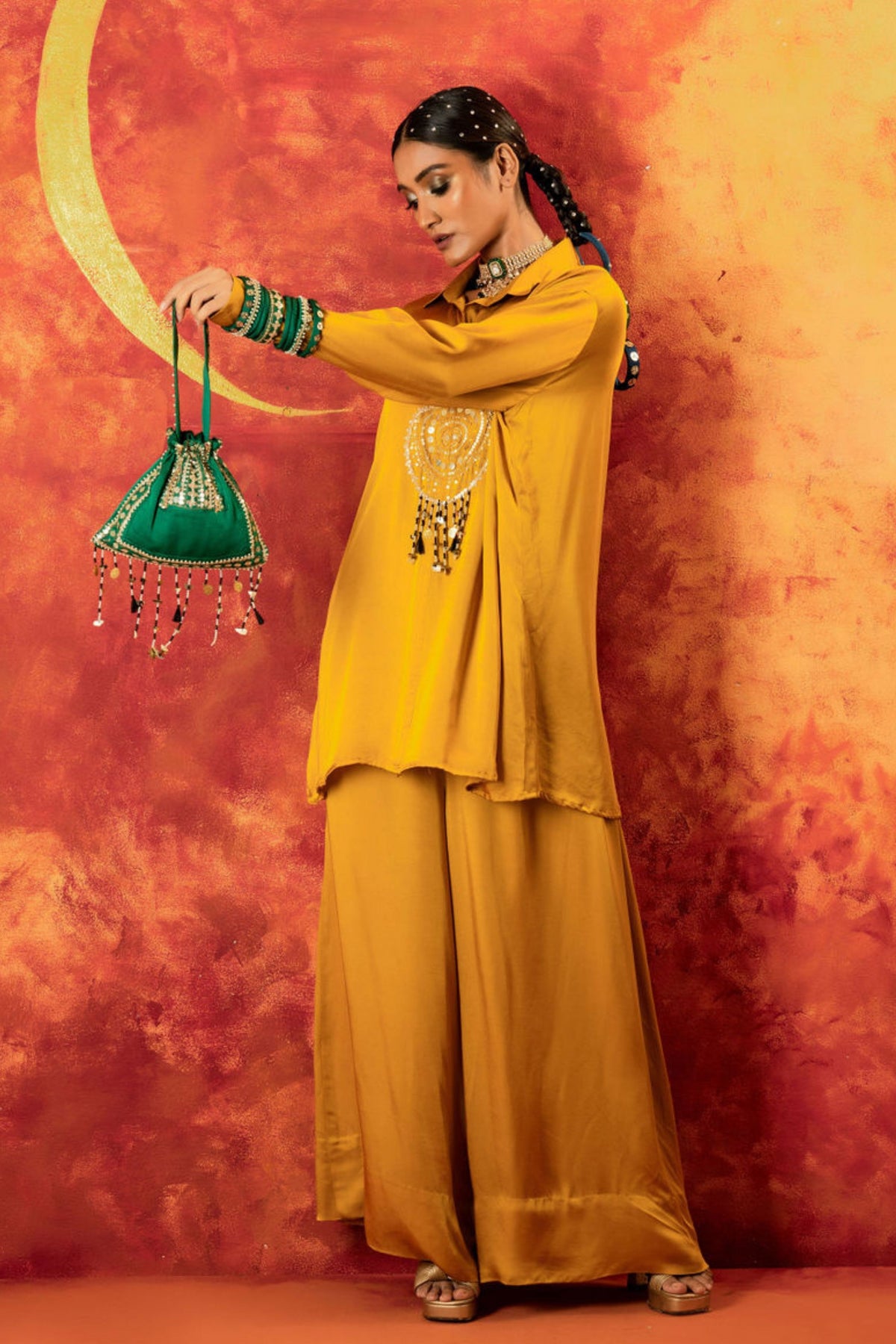 Mahi Mustard Co-ord Set