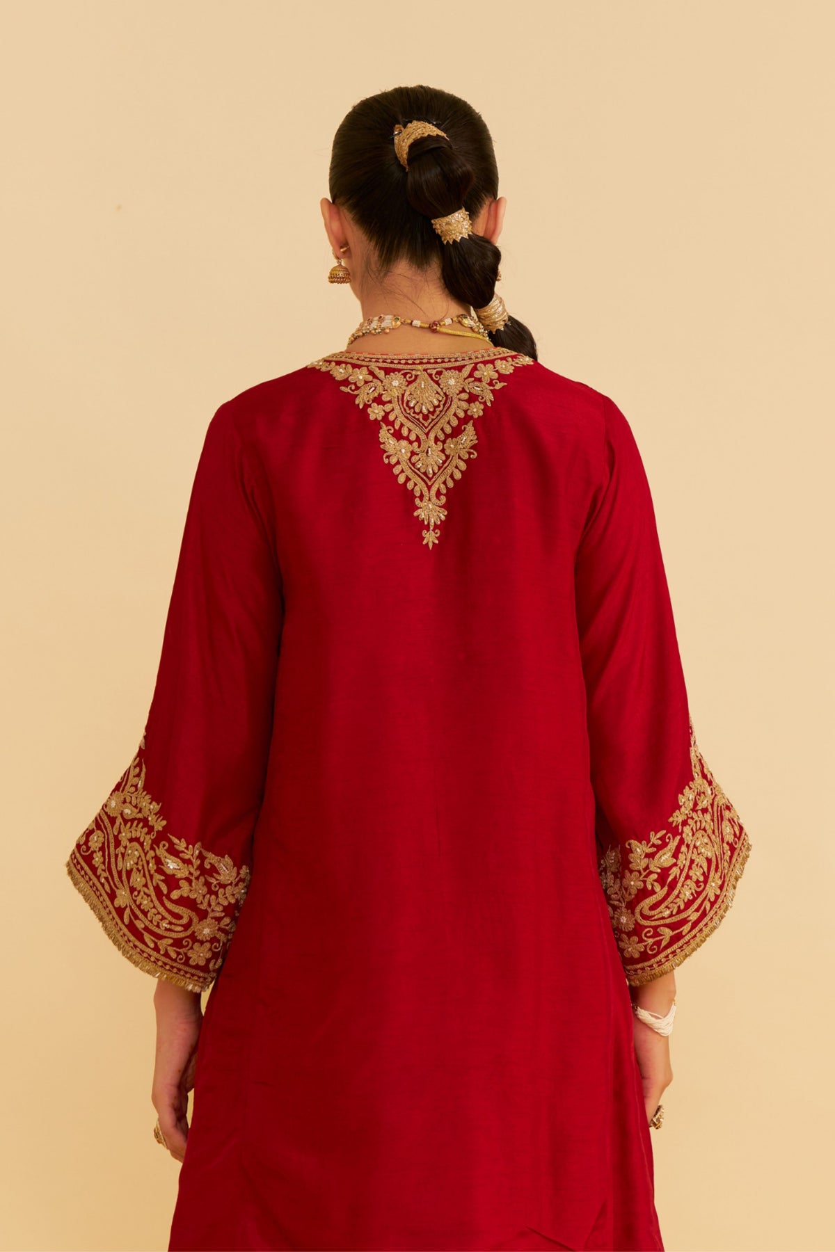 Marwa Red Salwar Set
