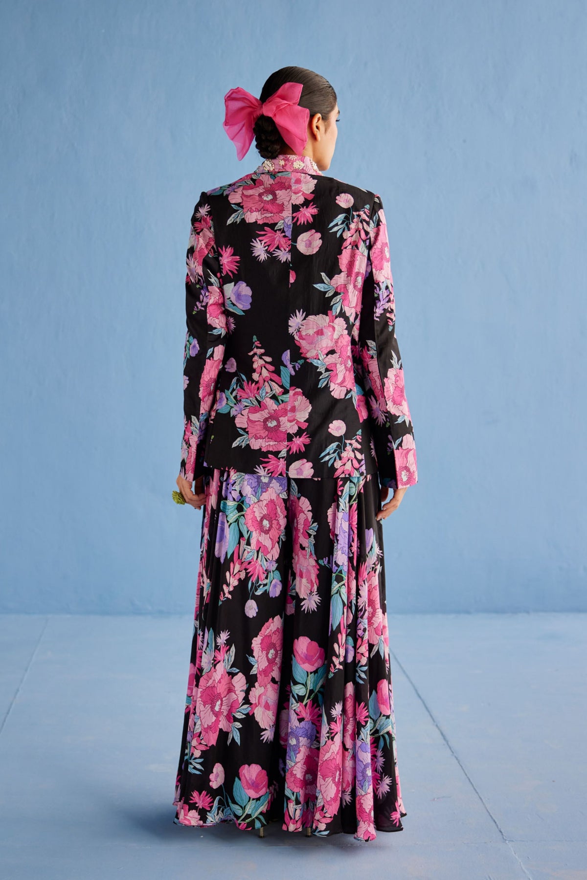 Black Blazer With Sharara