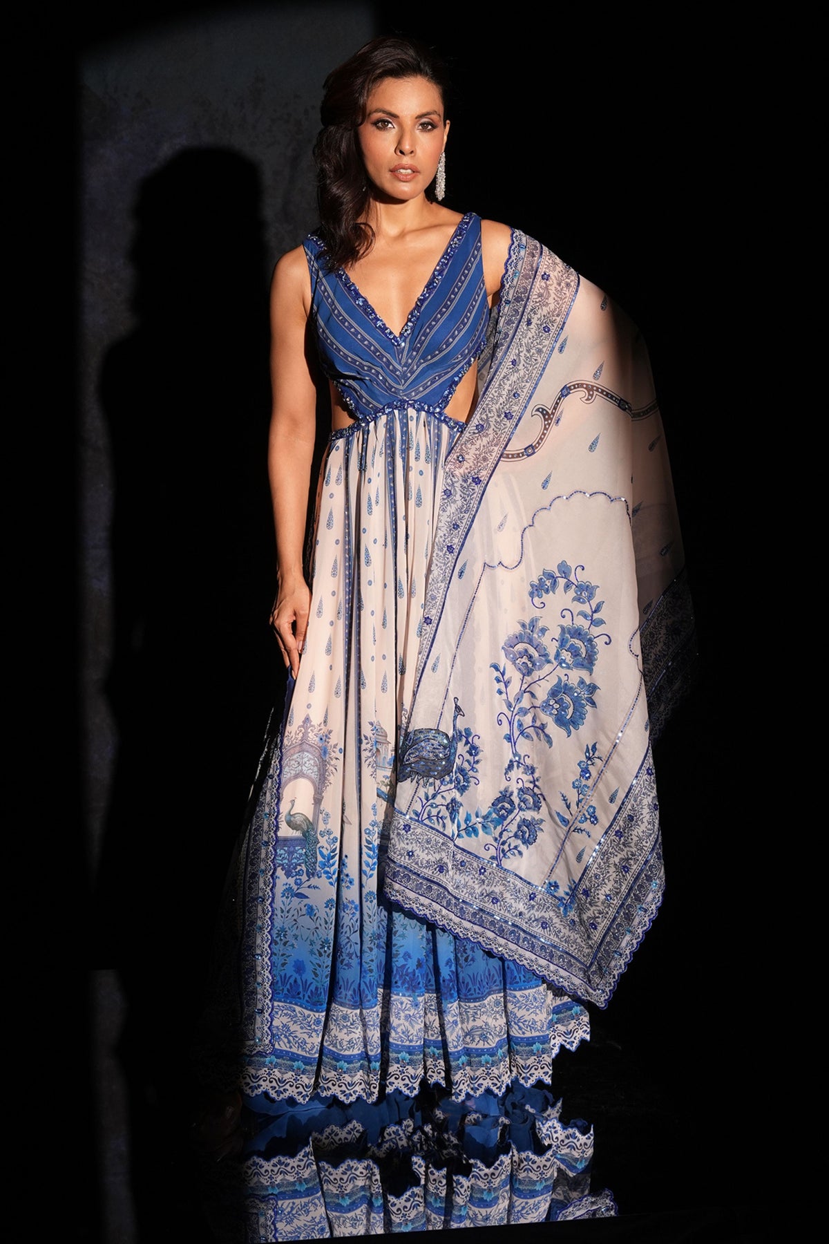 Neel Mahal Anarkali Set