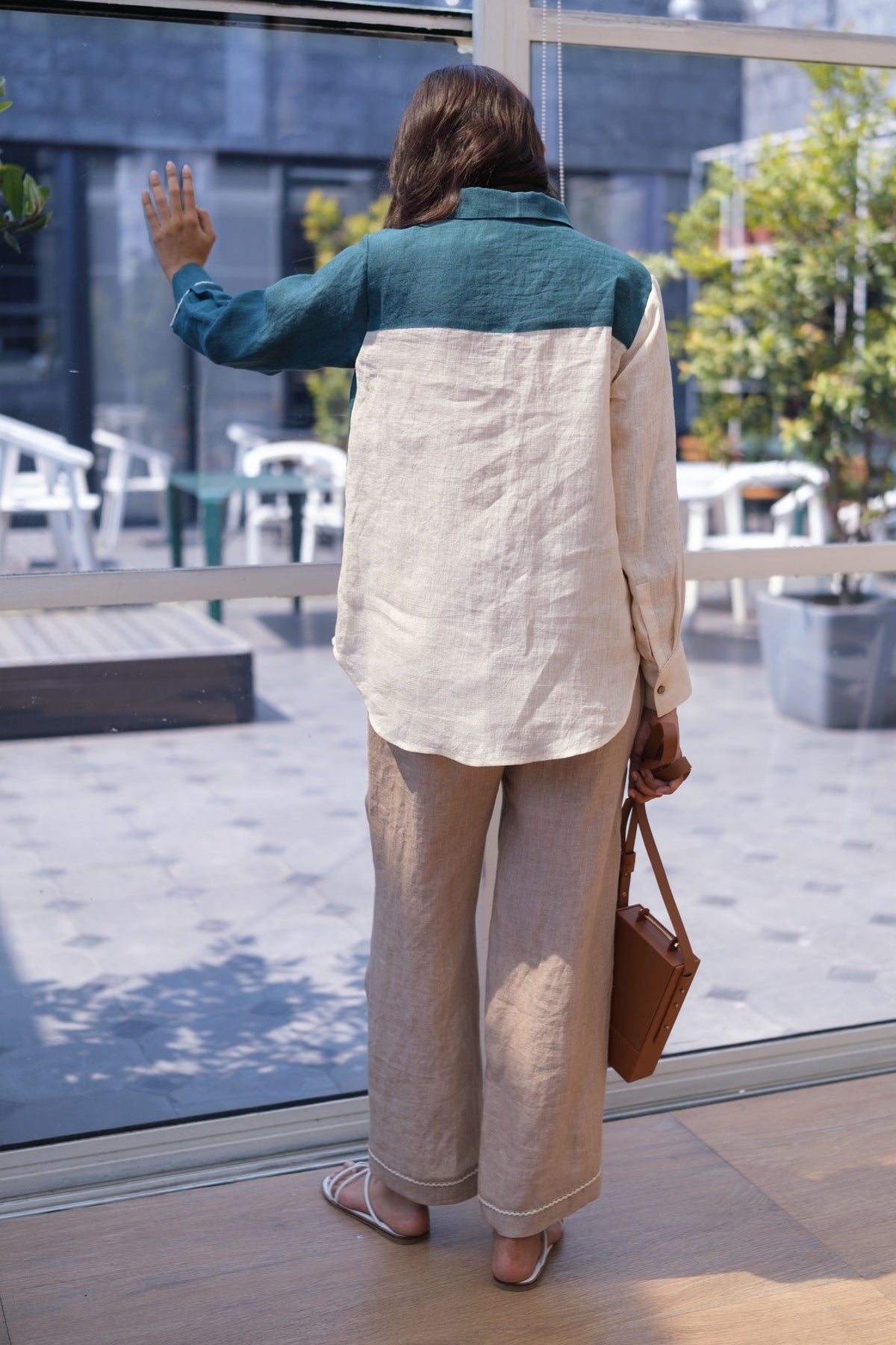 Teal Panel Co-ord Set