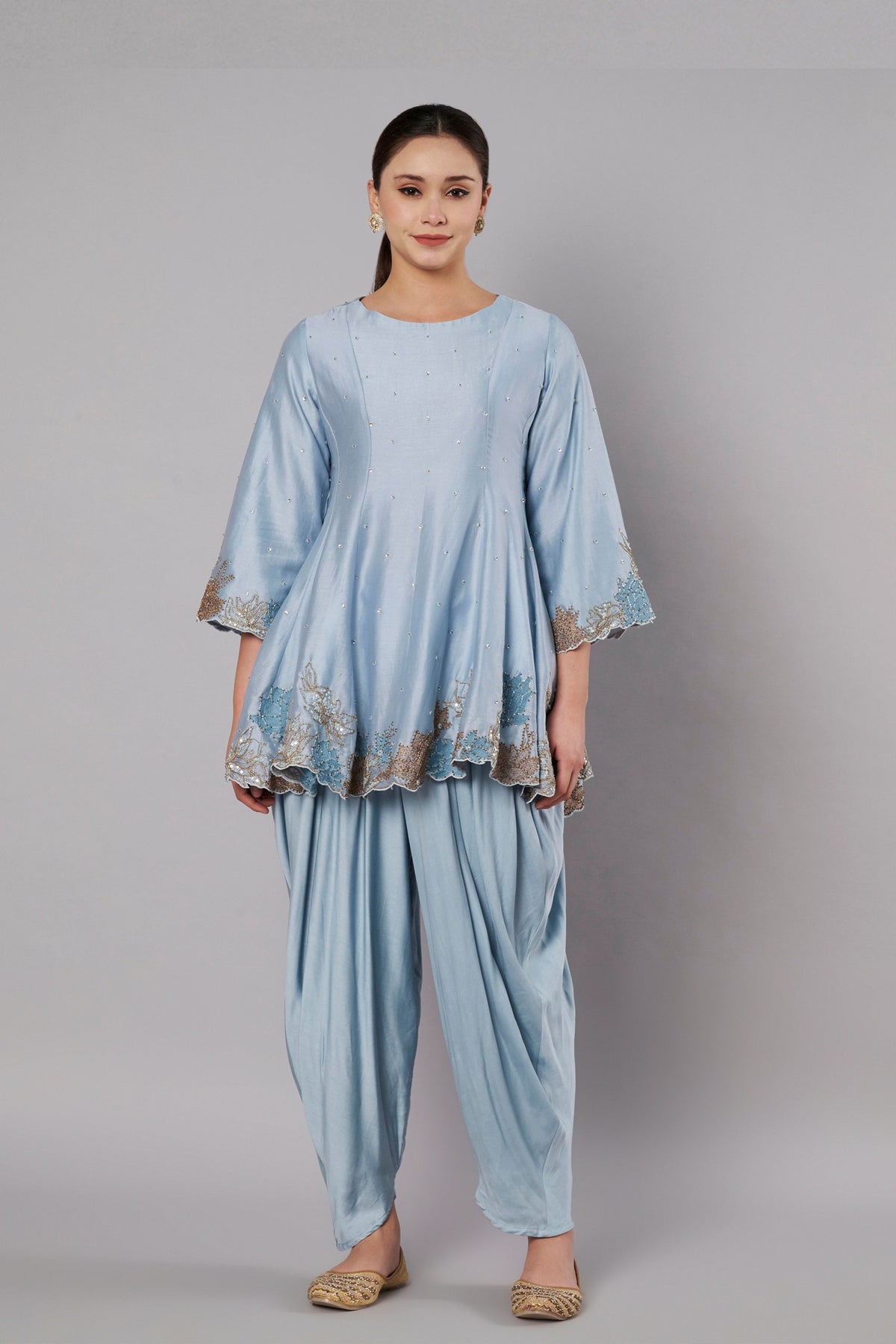 Meadow Short Dhoti Set