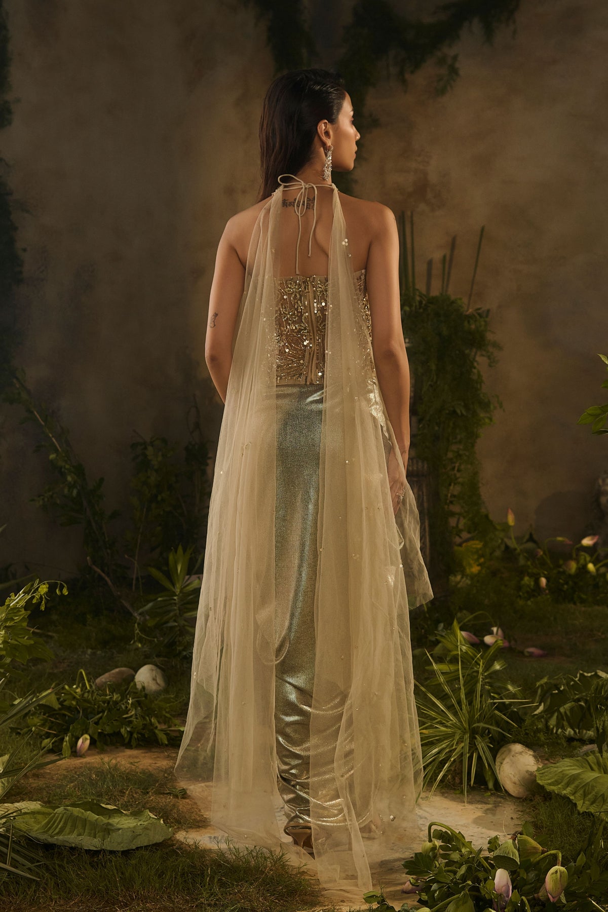 Lunaria Drape Skirt Set