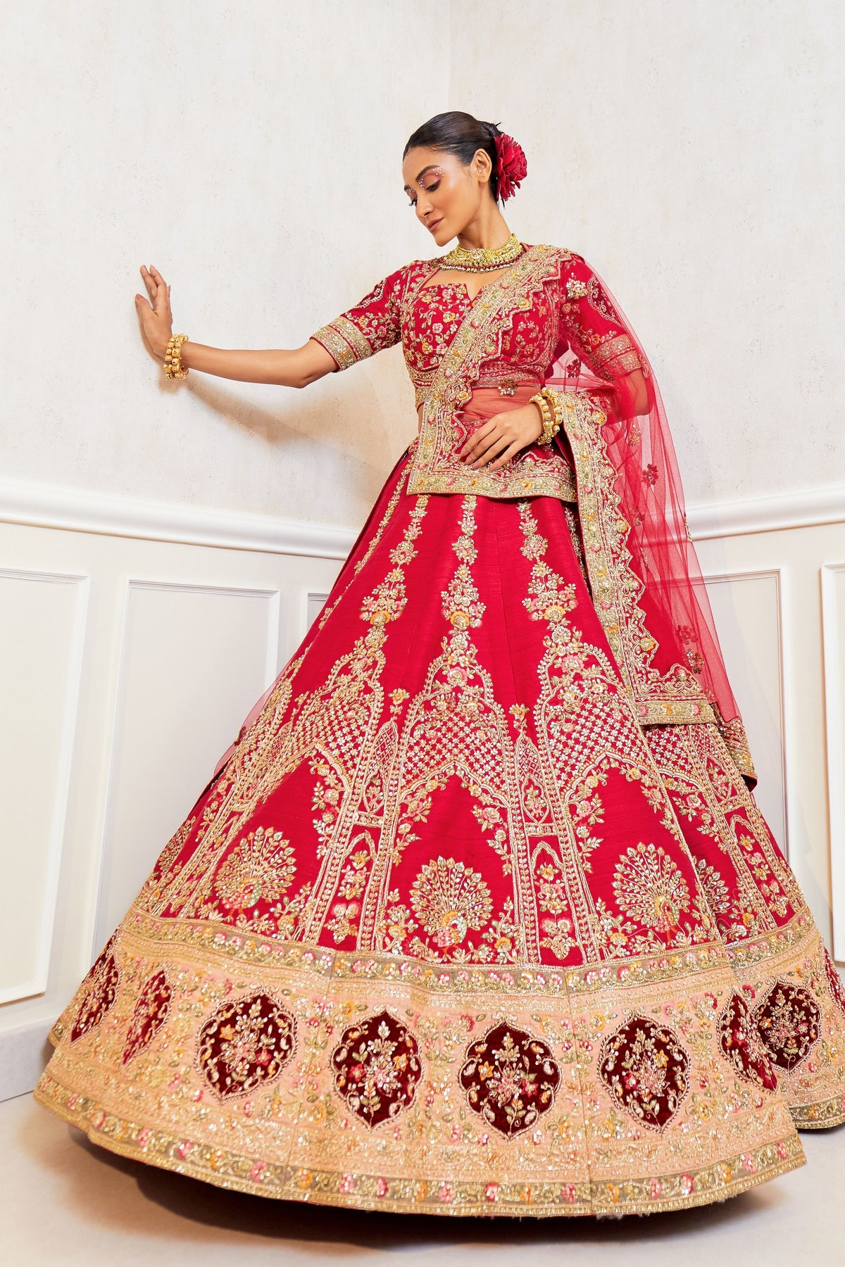 Rangsagar Raw Silk Lehenga Set