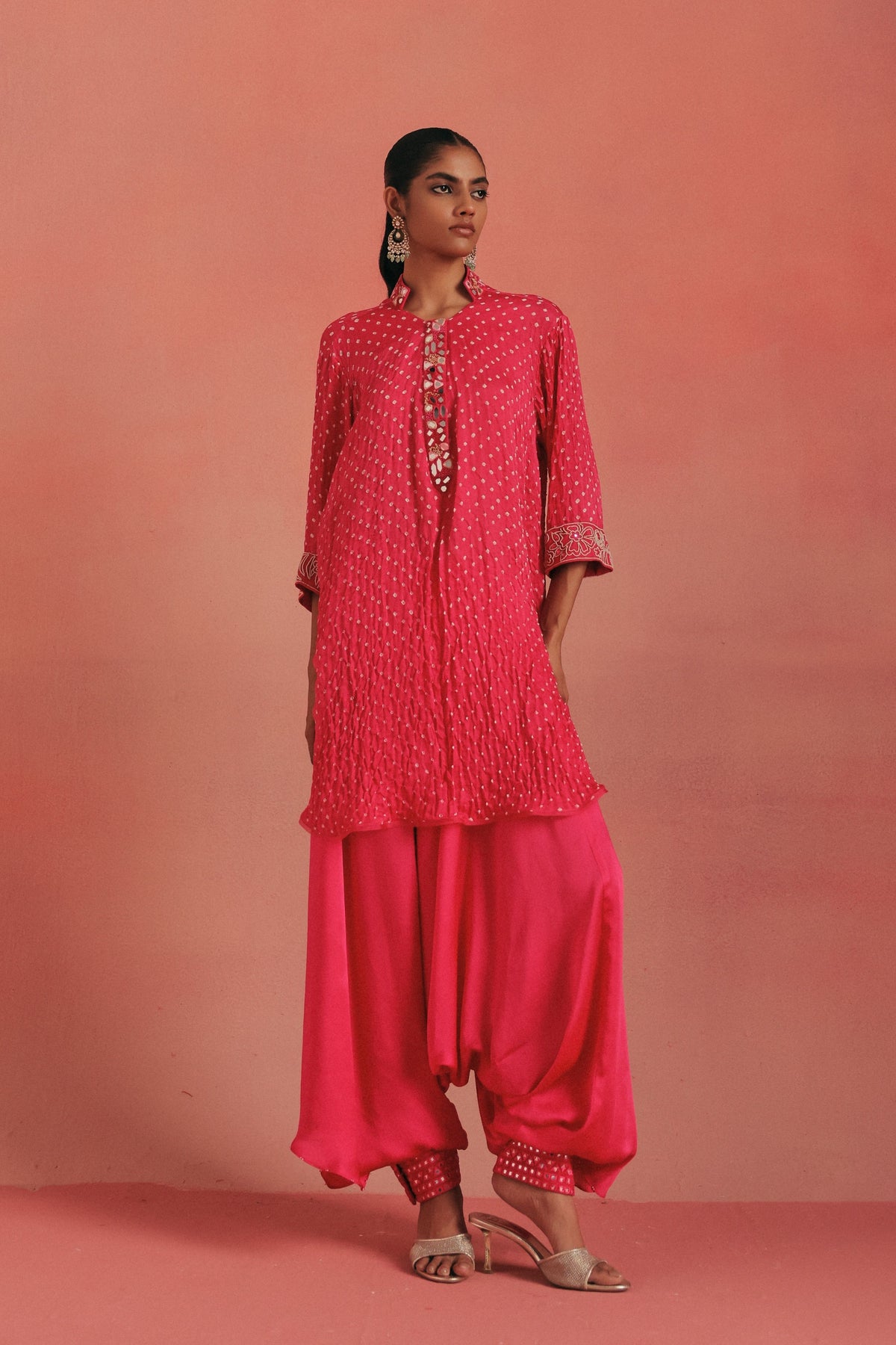 Hi Low Kurta Shirt Set