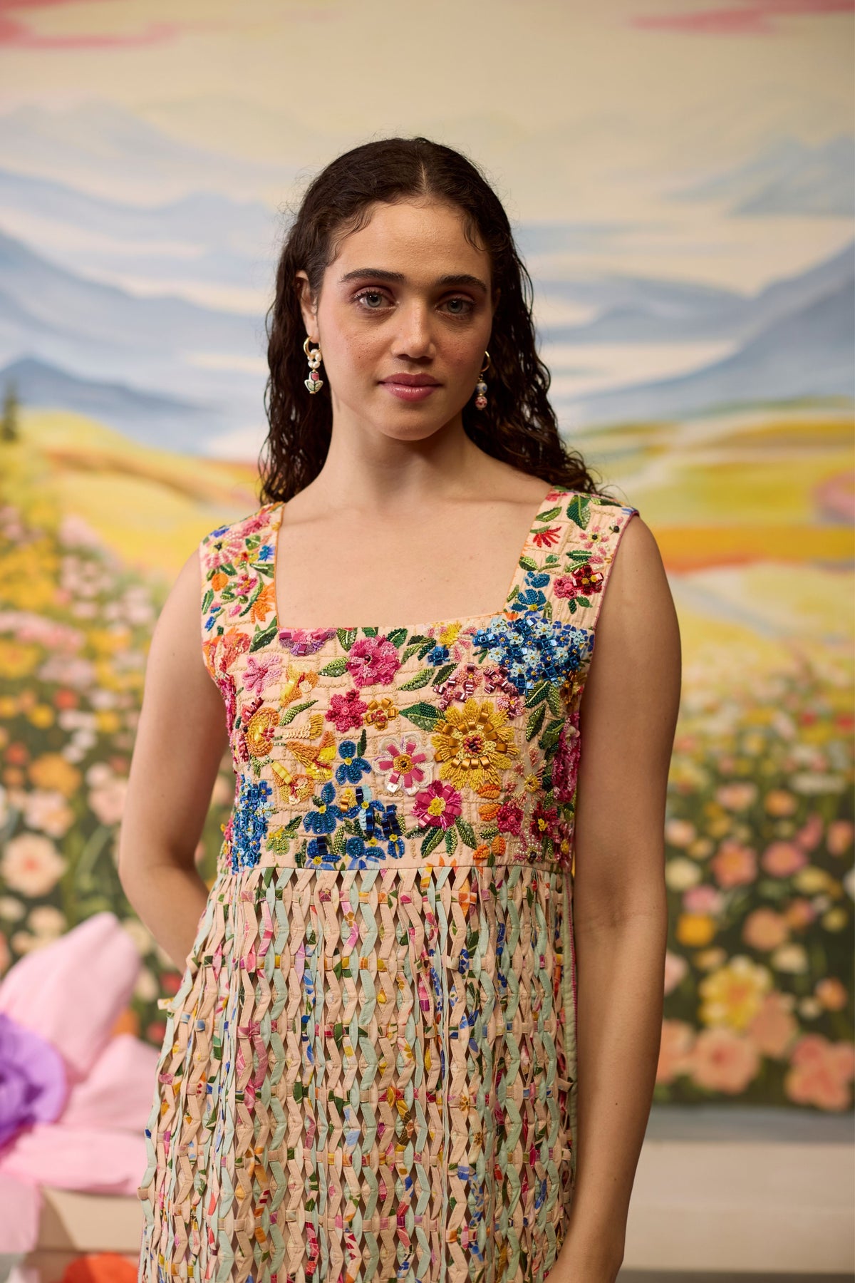 Sorbet Smocked Dress