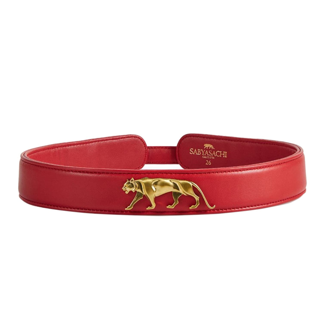 Royal Bengal Tiger Belt In Rouge