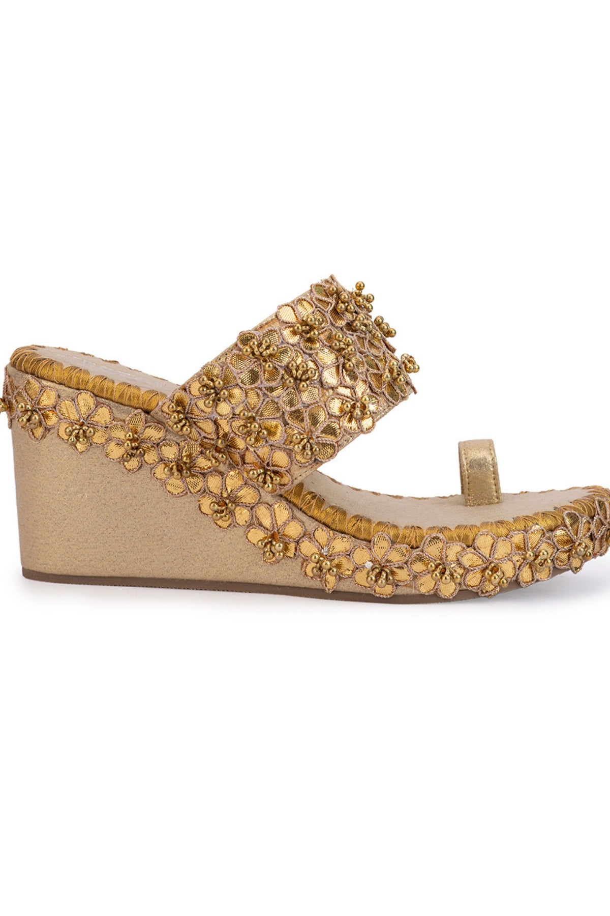 Aamya Gold Wedges