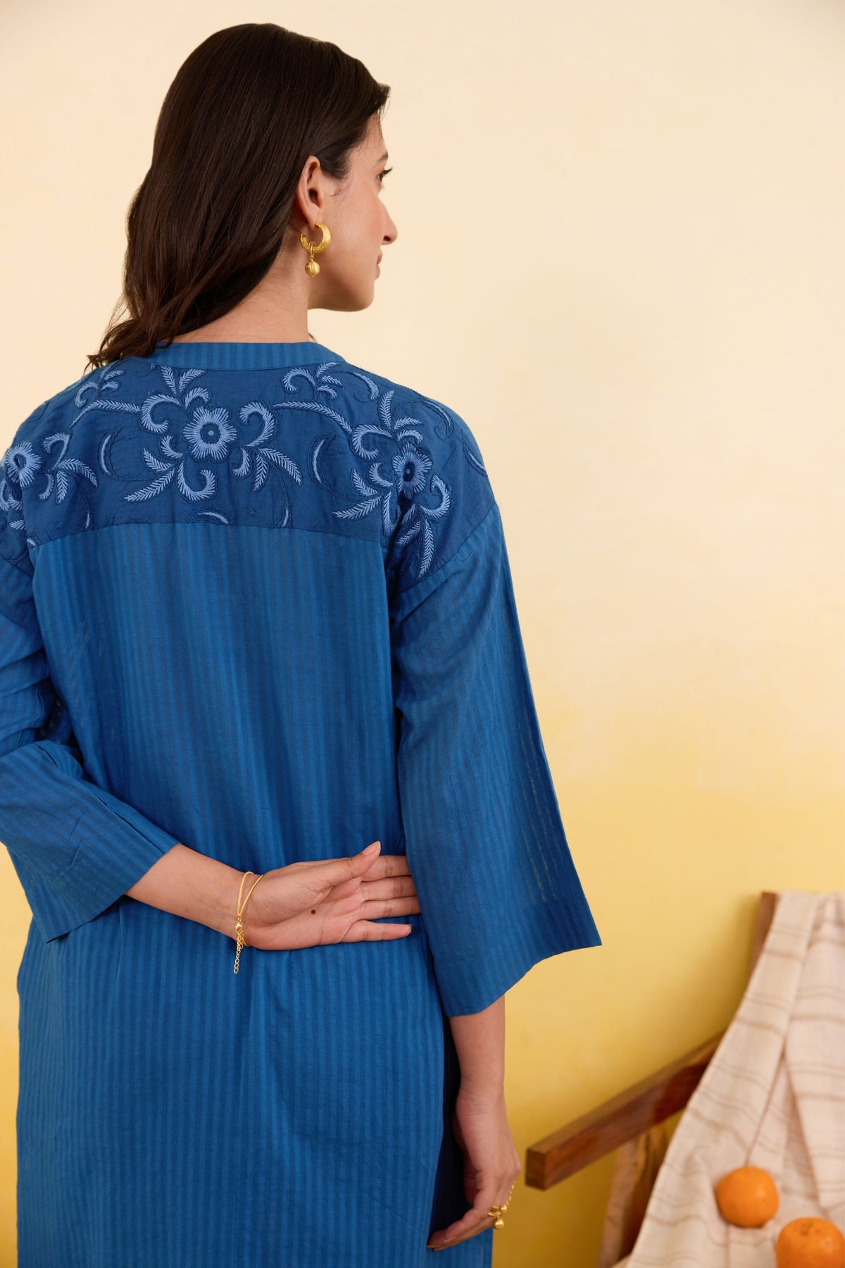 Blueberry Bloom Tunic Set