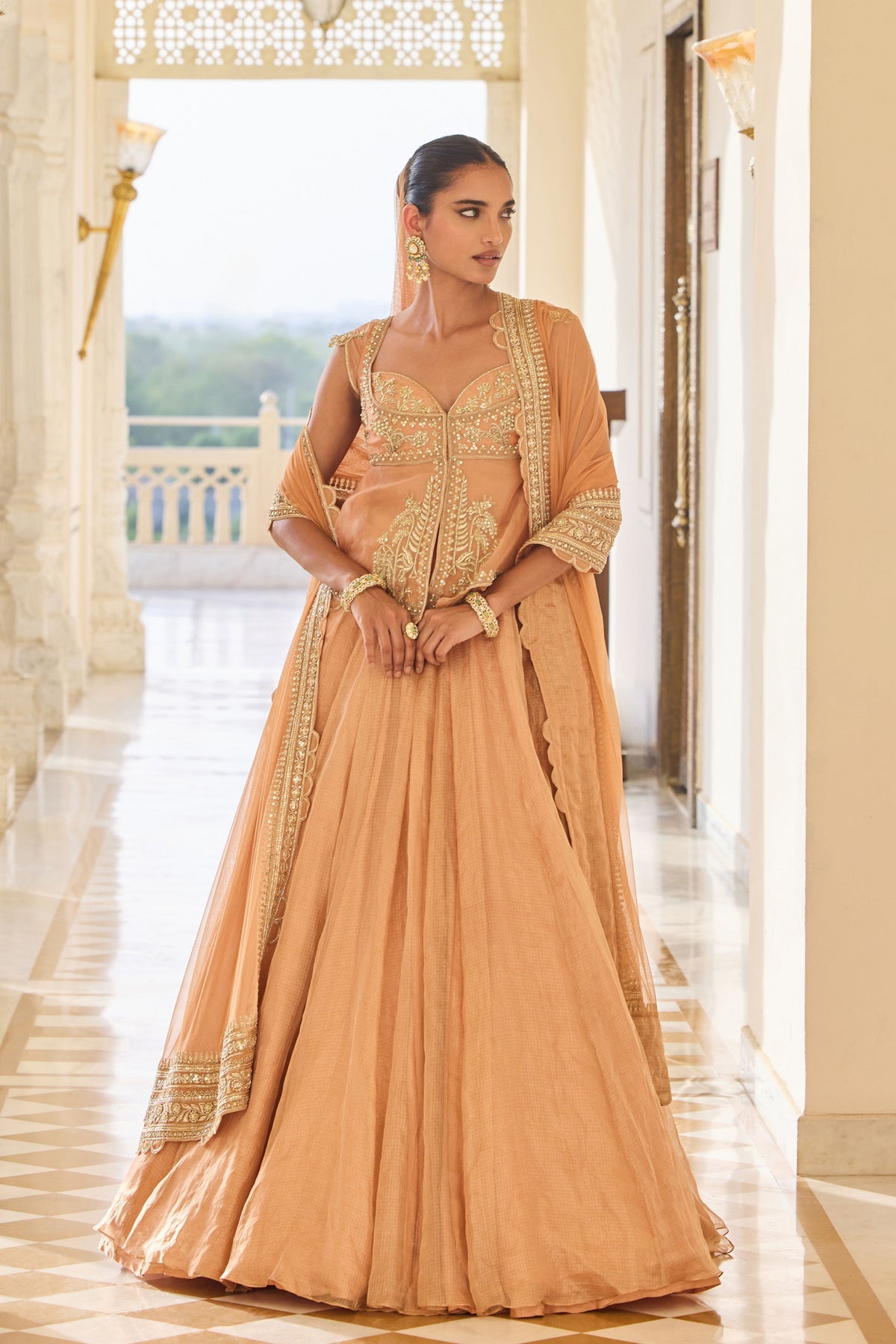 Lustre Lehenga Set