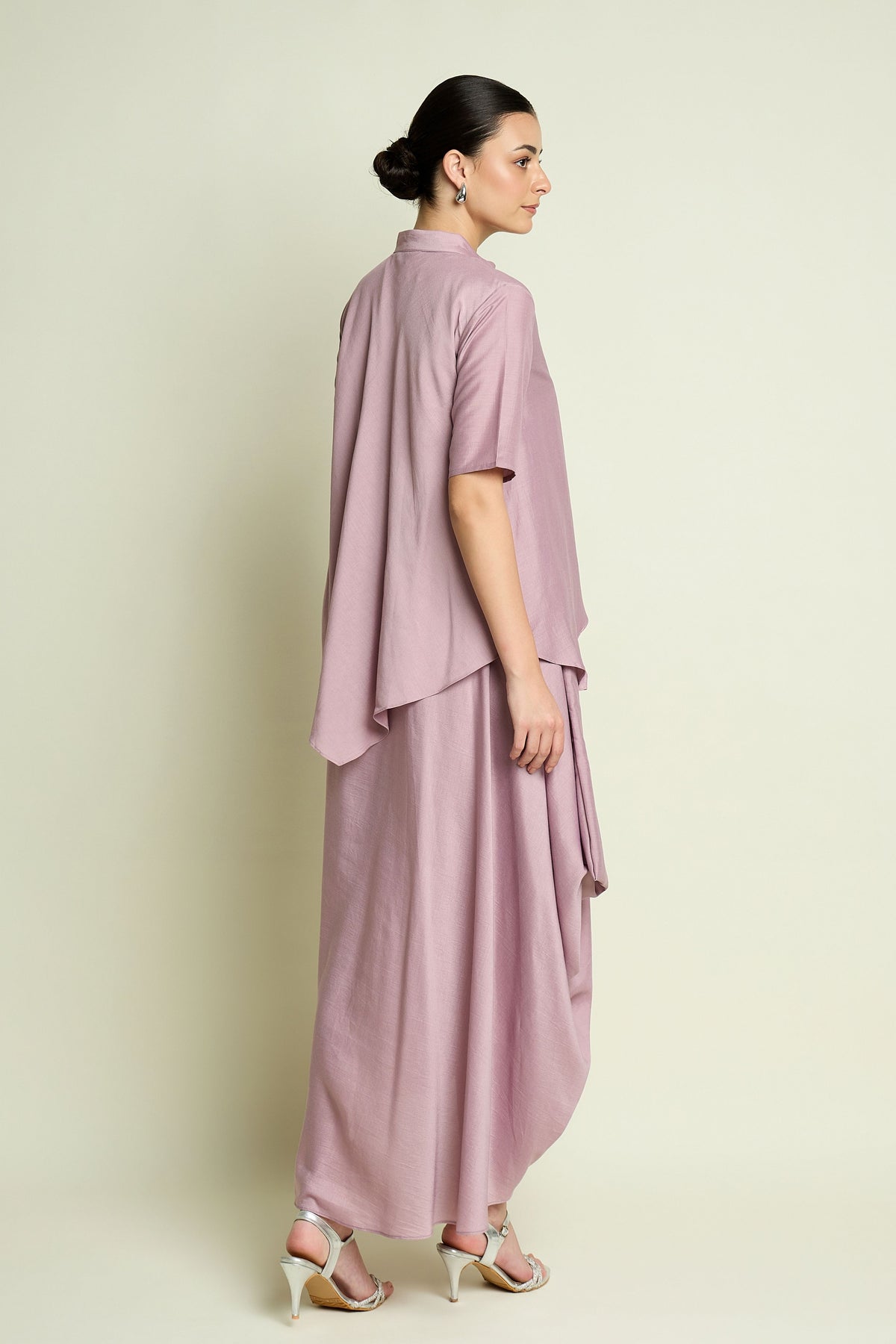 Lilac Draped Dress