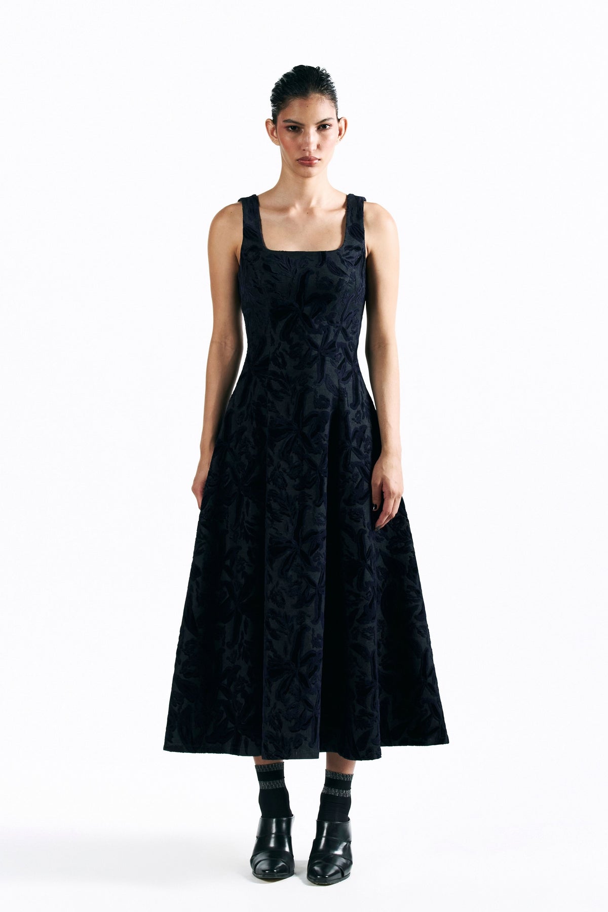 Velvet Blossom Dress