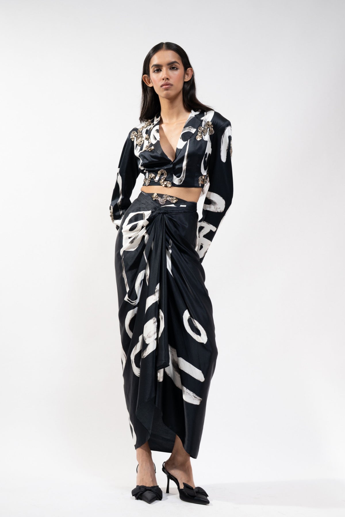 Knotted Skirt Set