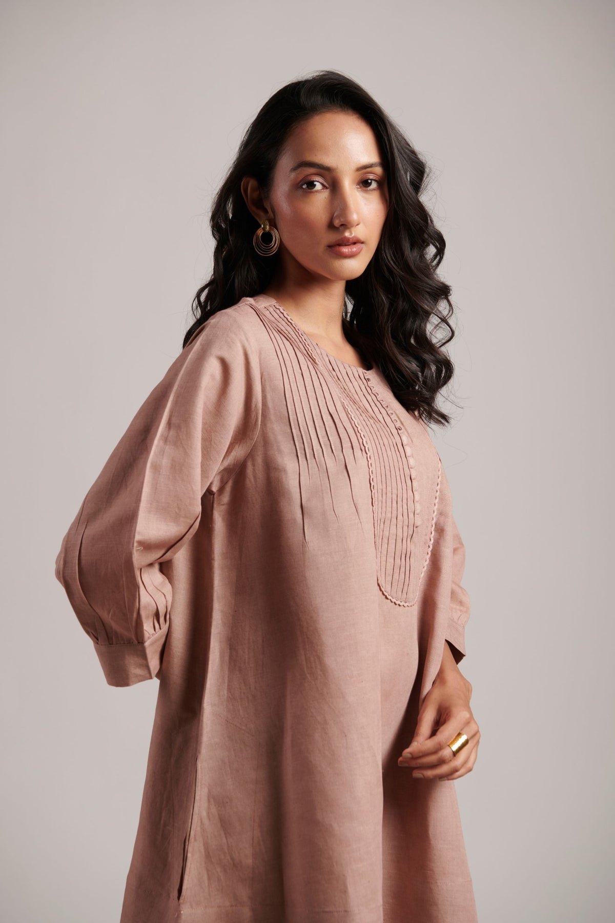 Vintage Rose Nirvana Tunic Set - Moh India - Elahe