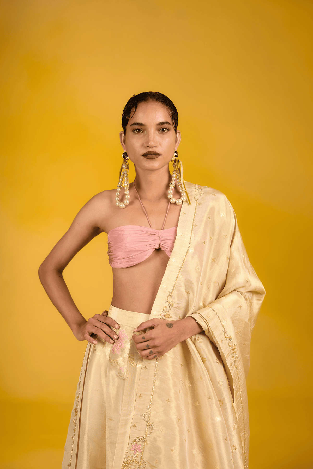 The Golden Glow Lehenga