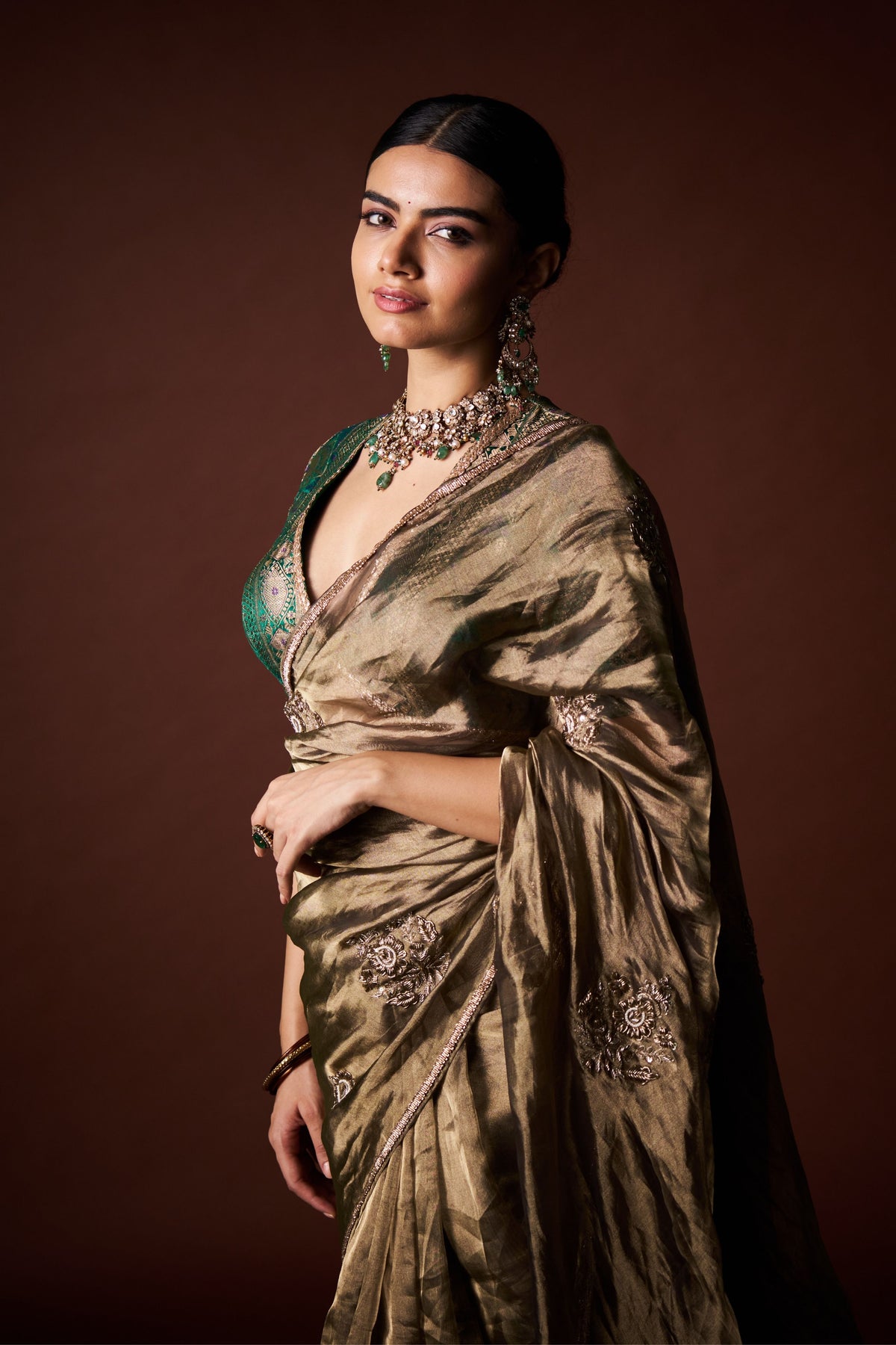 Noor boota Saree Set