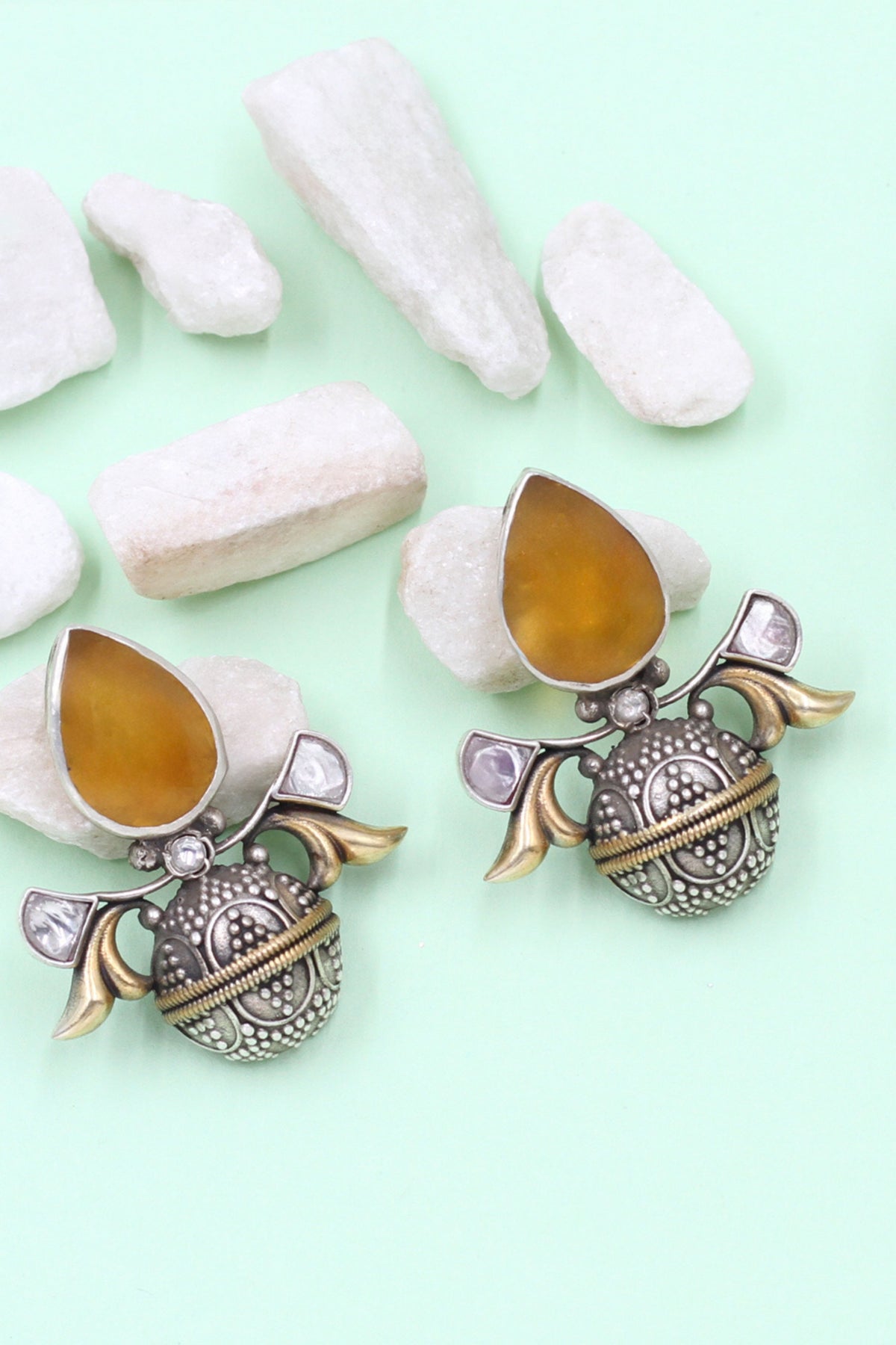 Grace Silver Handcrafted Earring