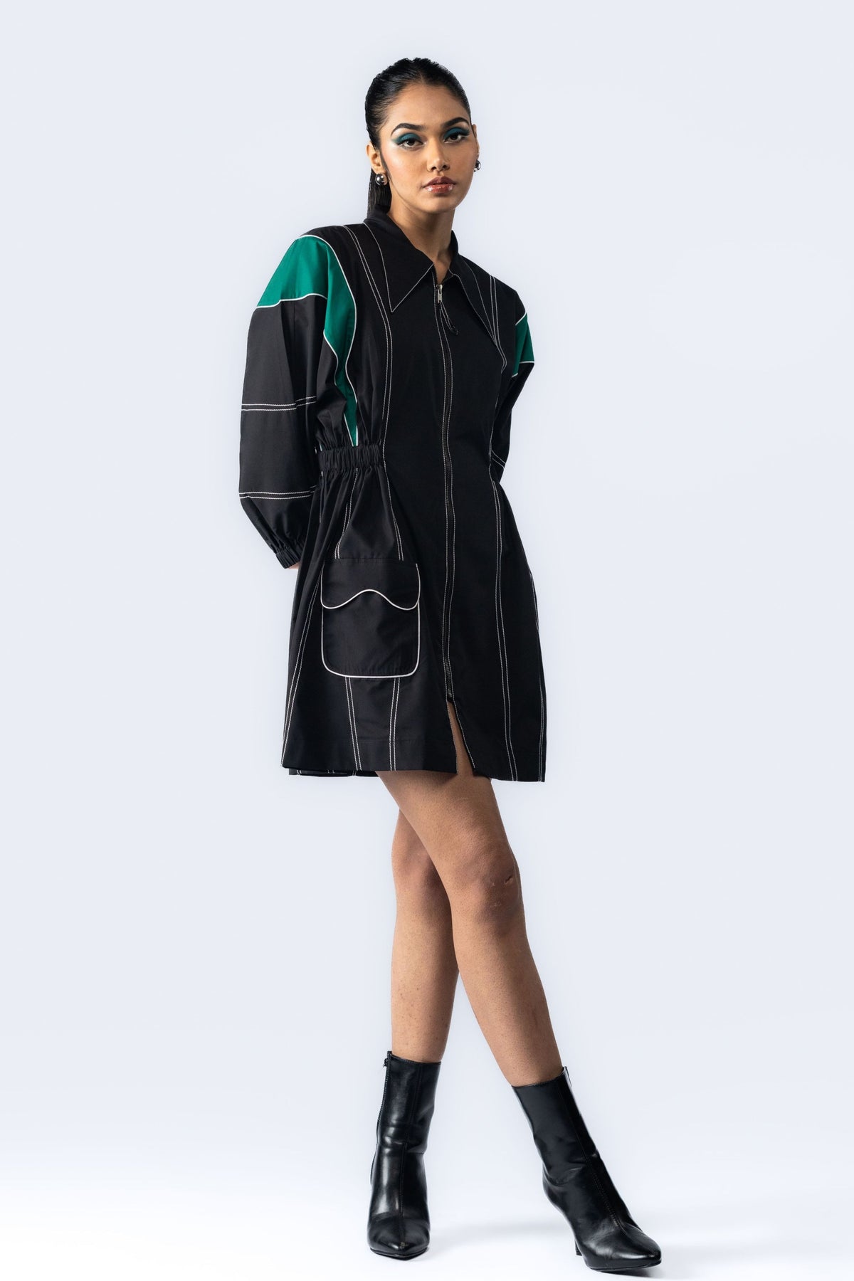 Cymbra Colour Blocking Dress