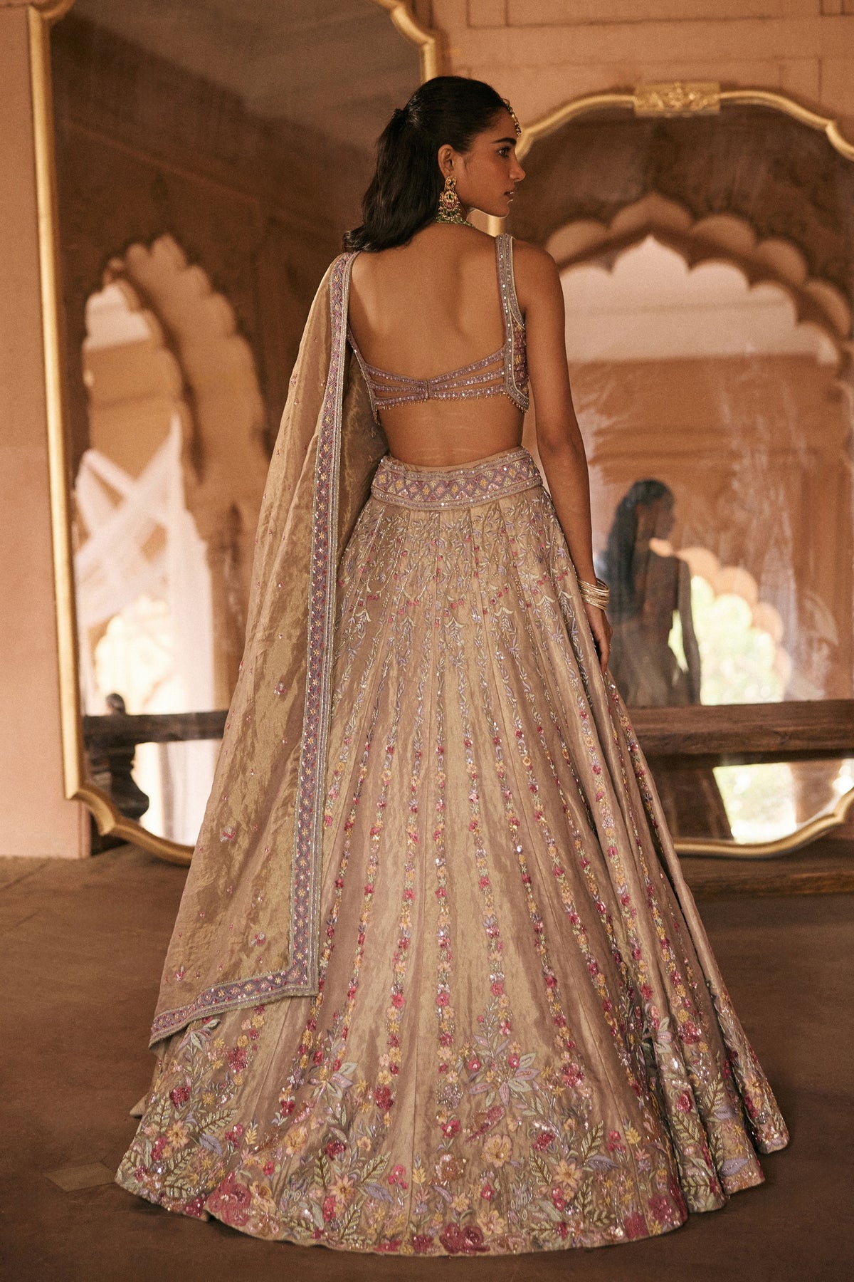 Vibrant Multi Coloured Lehenga Set