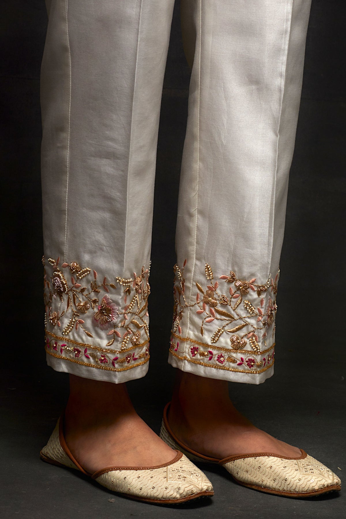 White Yoke Kurta Set