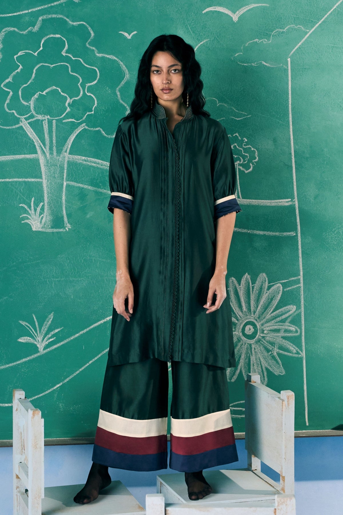 Nayra Green Co-ord Set