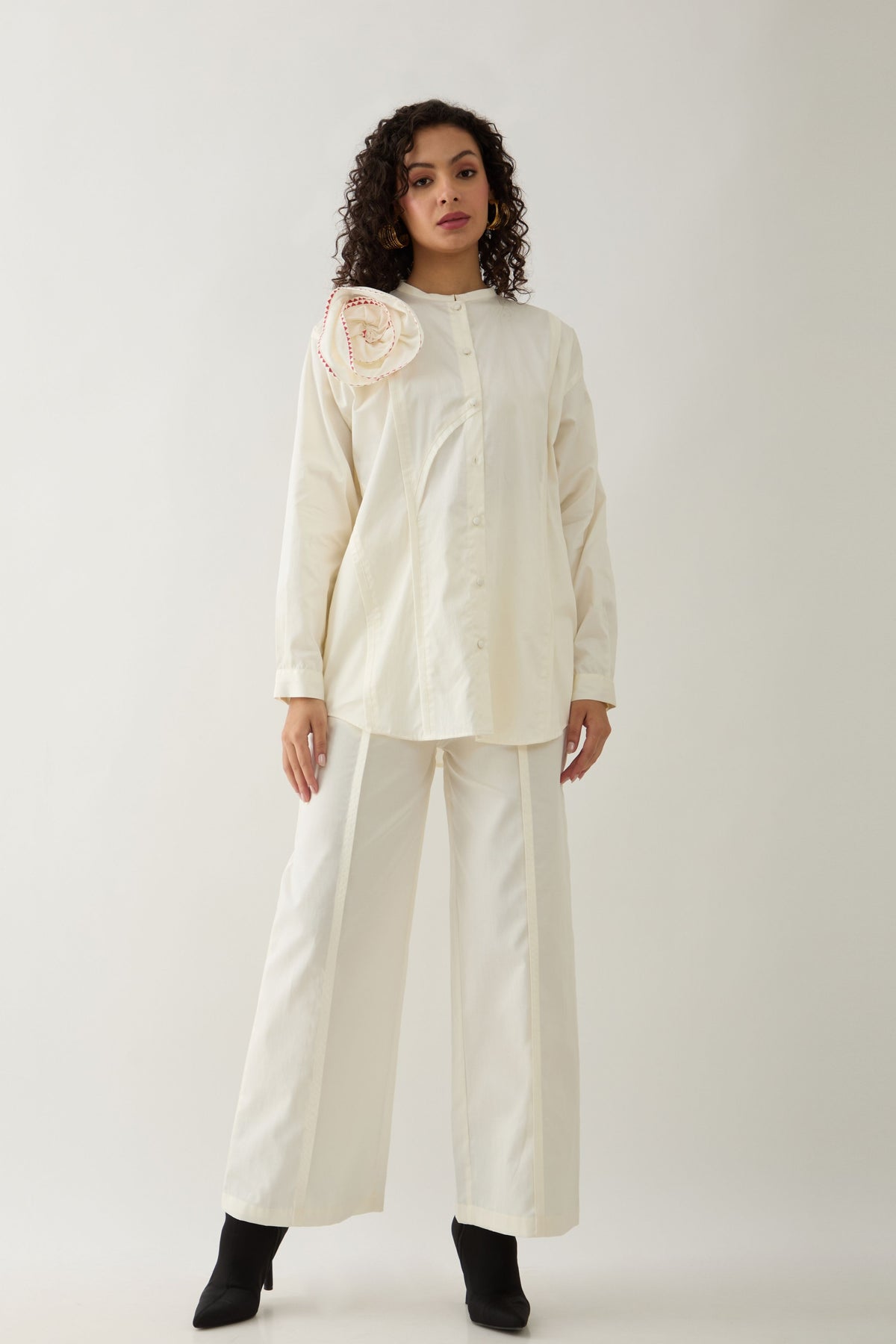 Off White Rosette Shirt