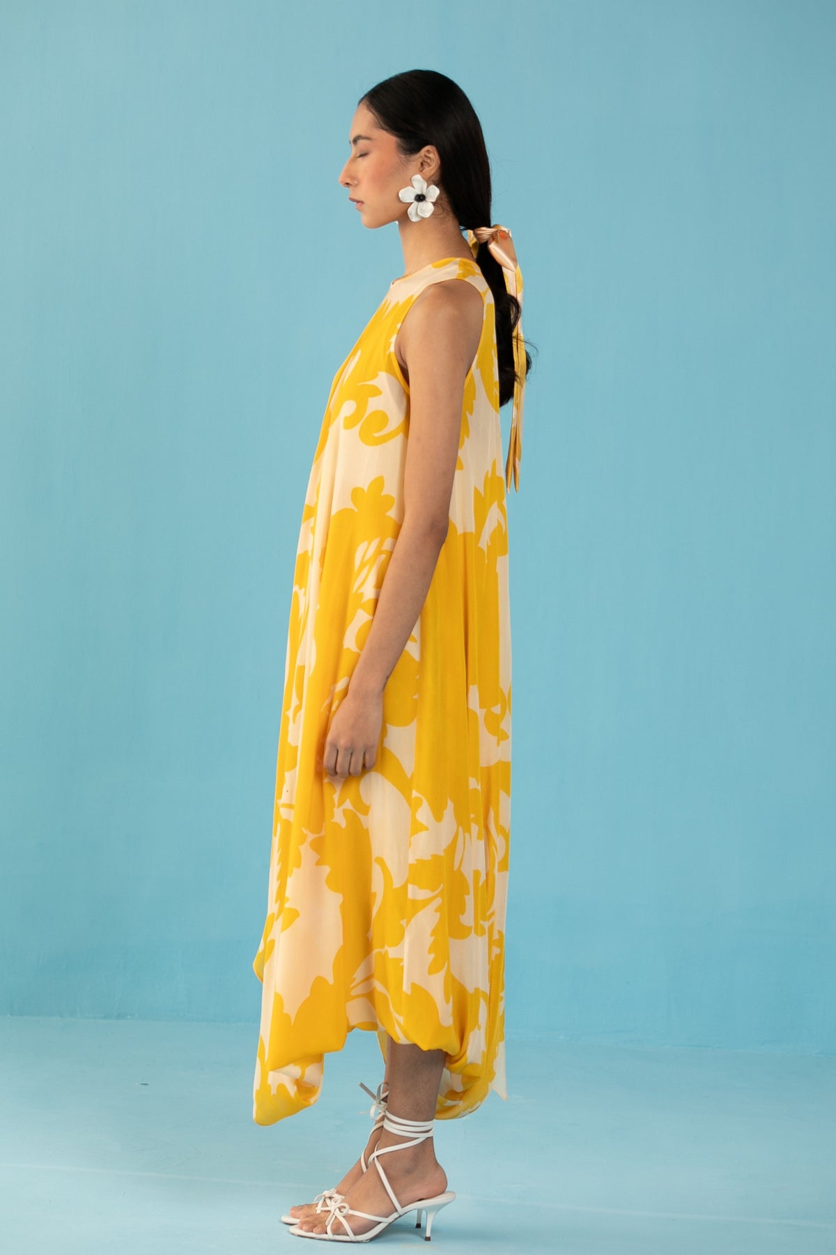 Yellow Kaftan Dress