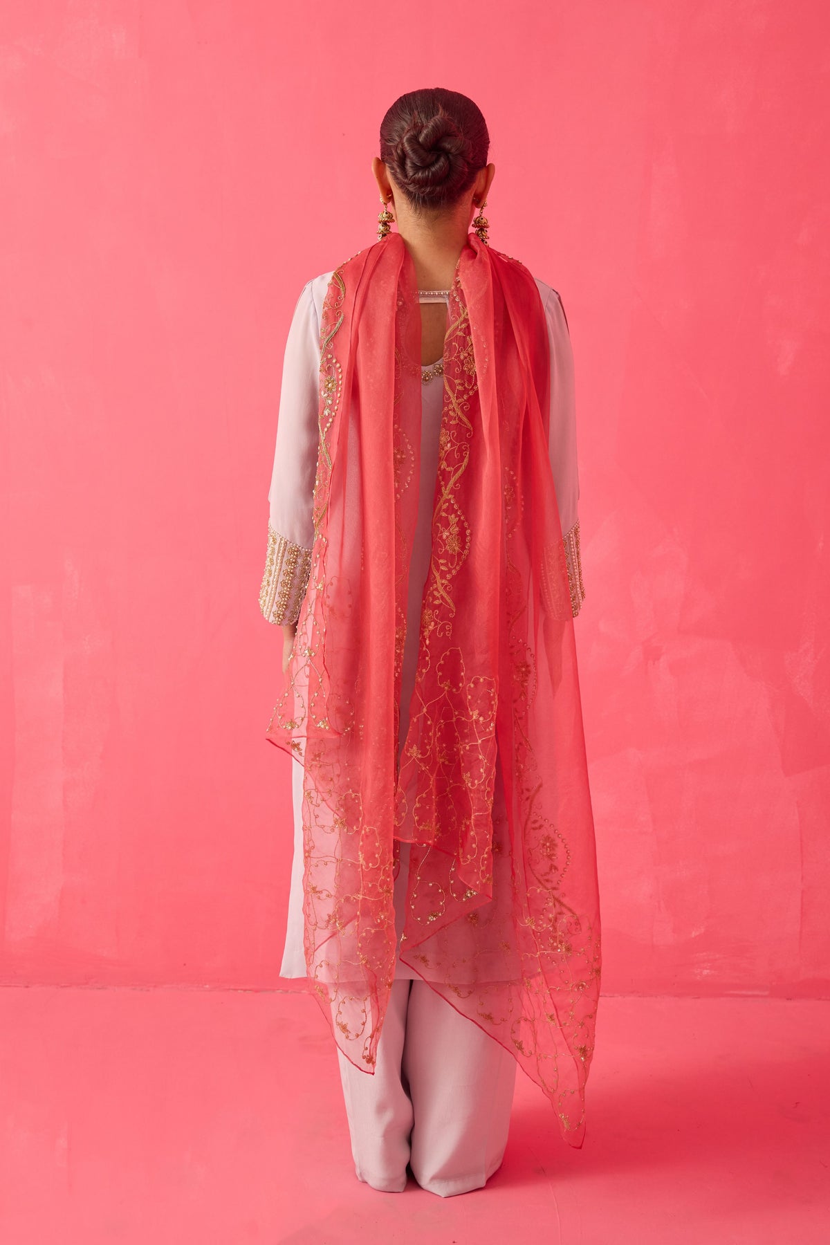 Steel Grey Straight Kurta Set