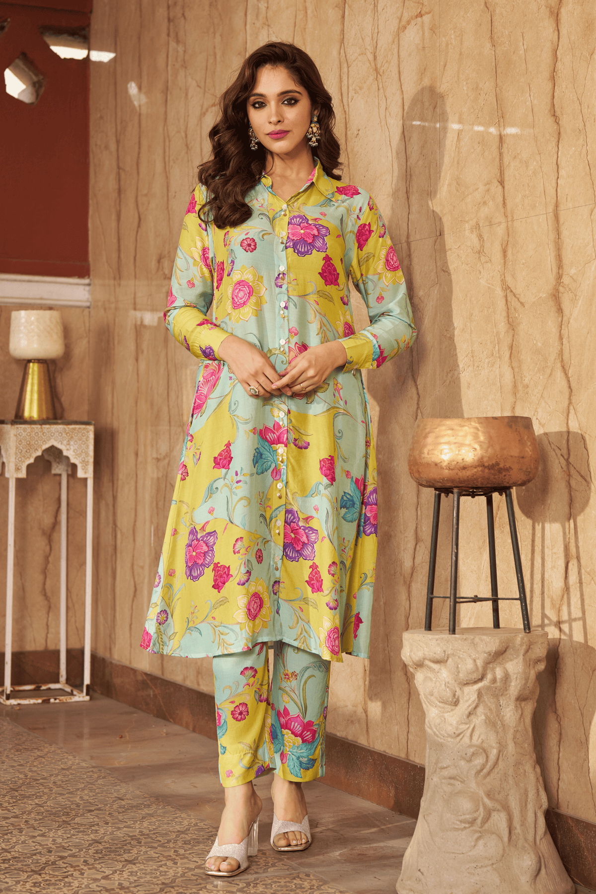 Ruya Aqua Tunic Set