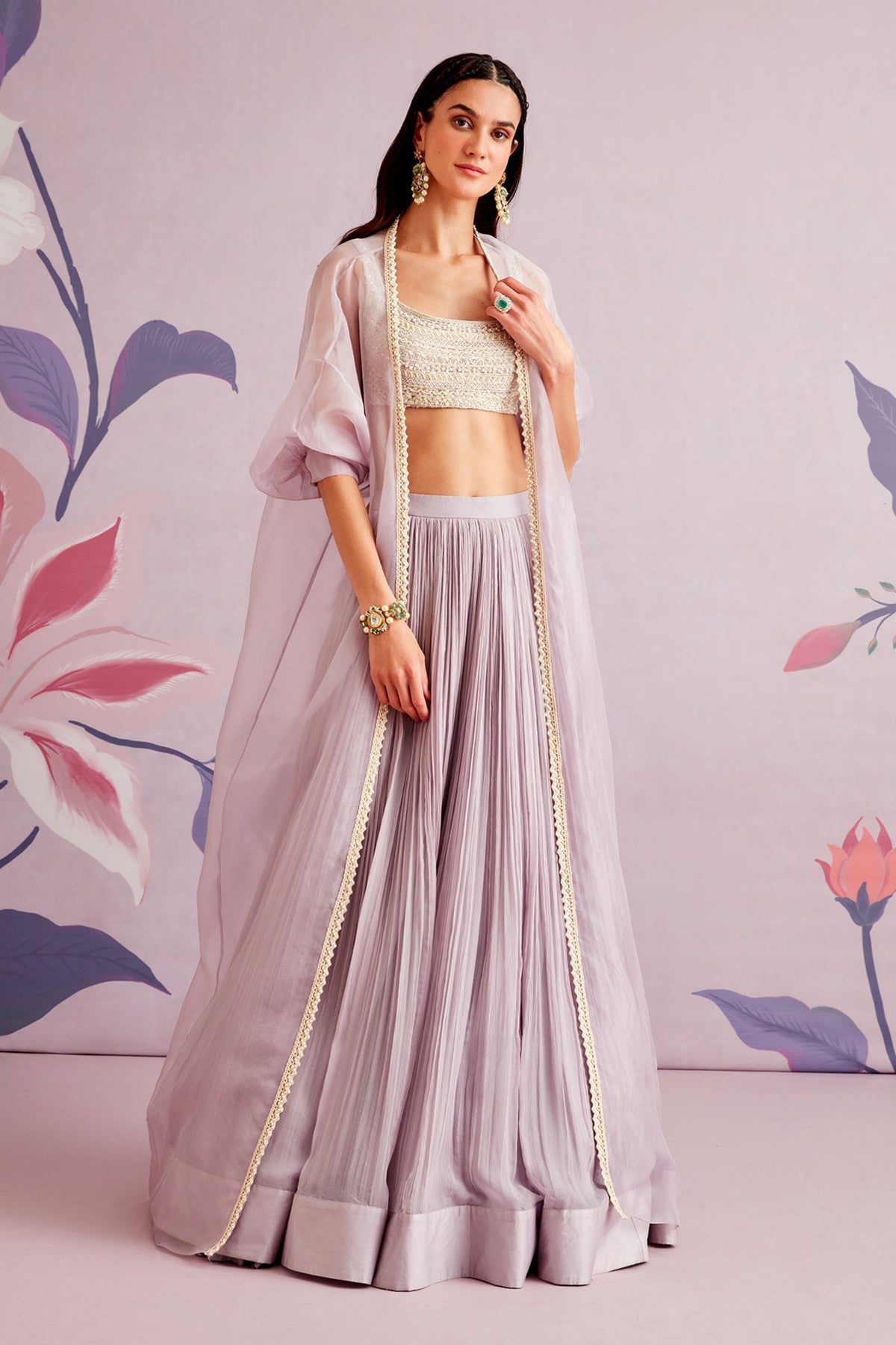 Gladiolus skirt set