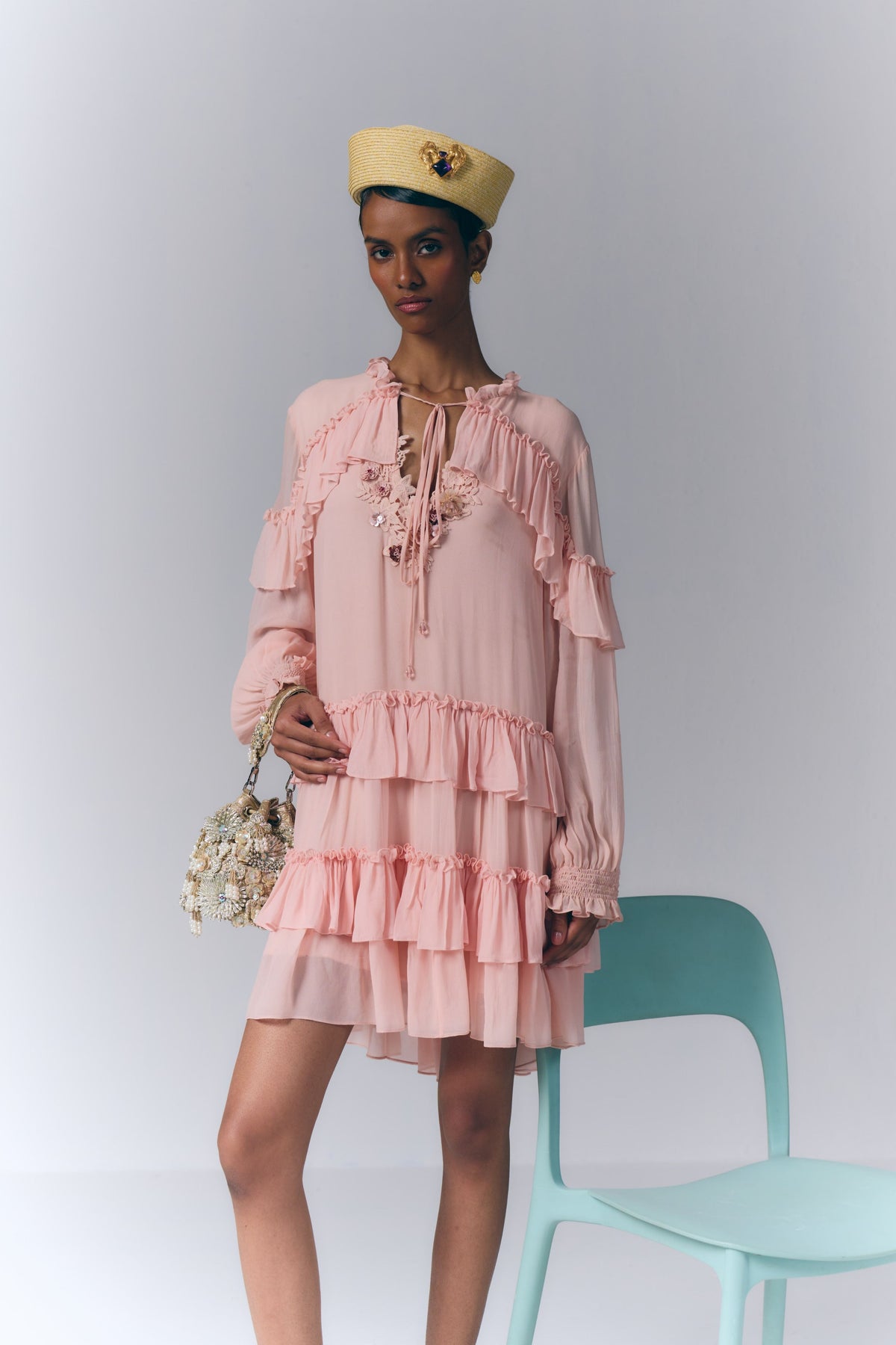 Tiered Short Dress