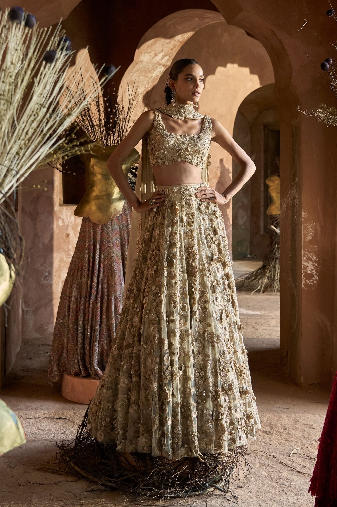 Sonare Lehenga Set - Ridhima Bhasin - Elahe