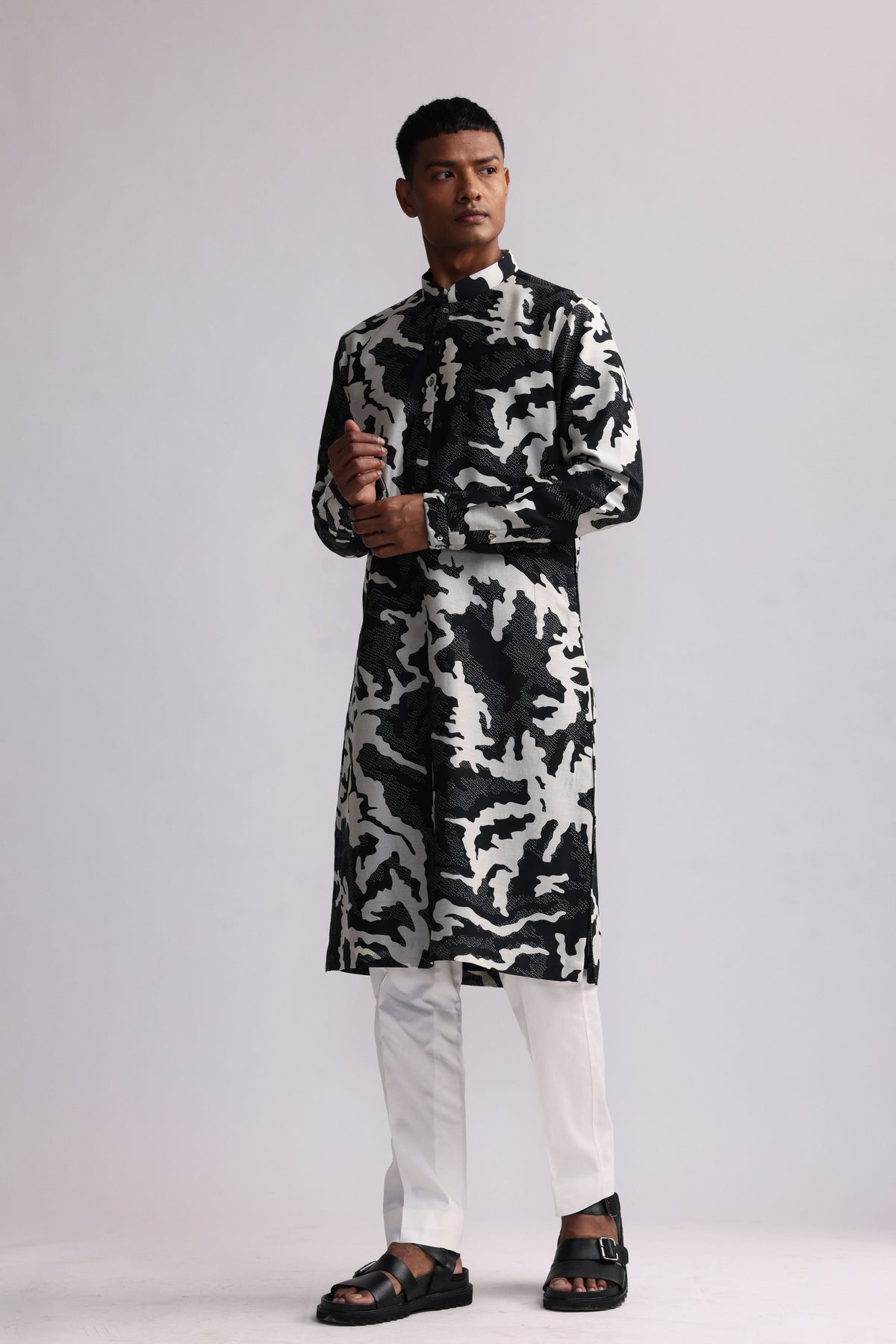 Shadow Camo Black Kurta