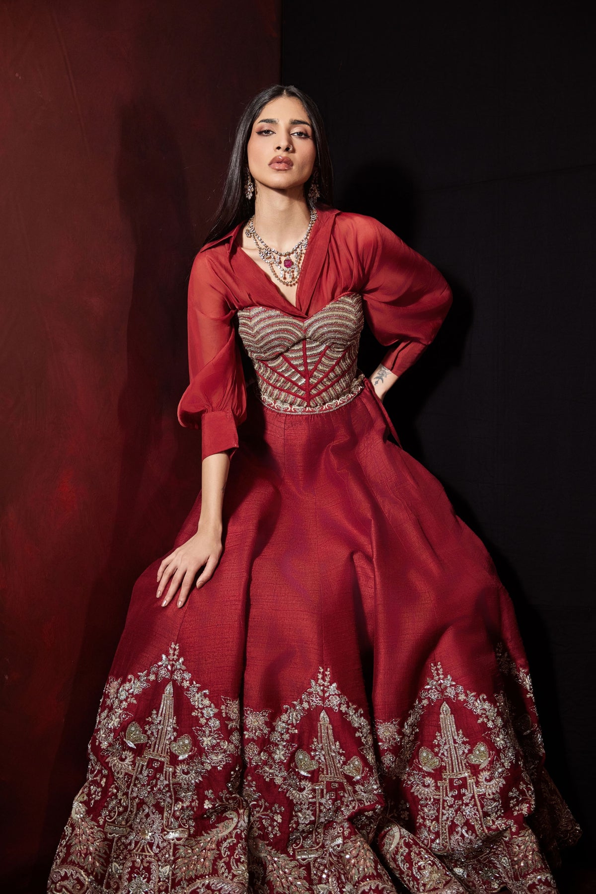 Mor Lite Lehenga Set