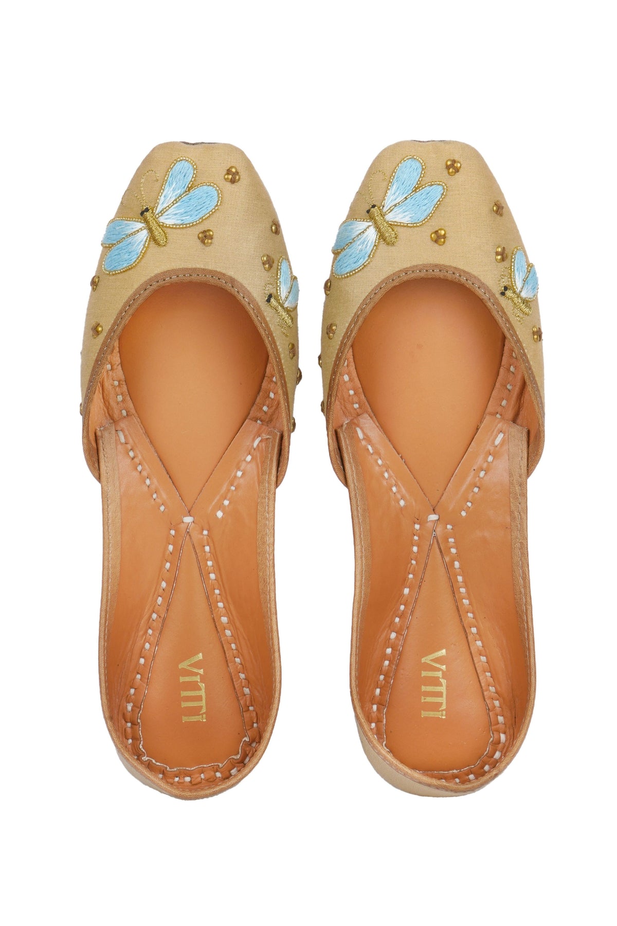 Flutterby Light Gold Juttis