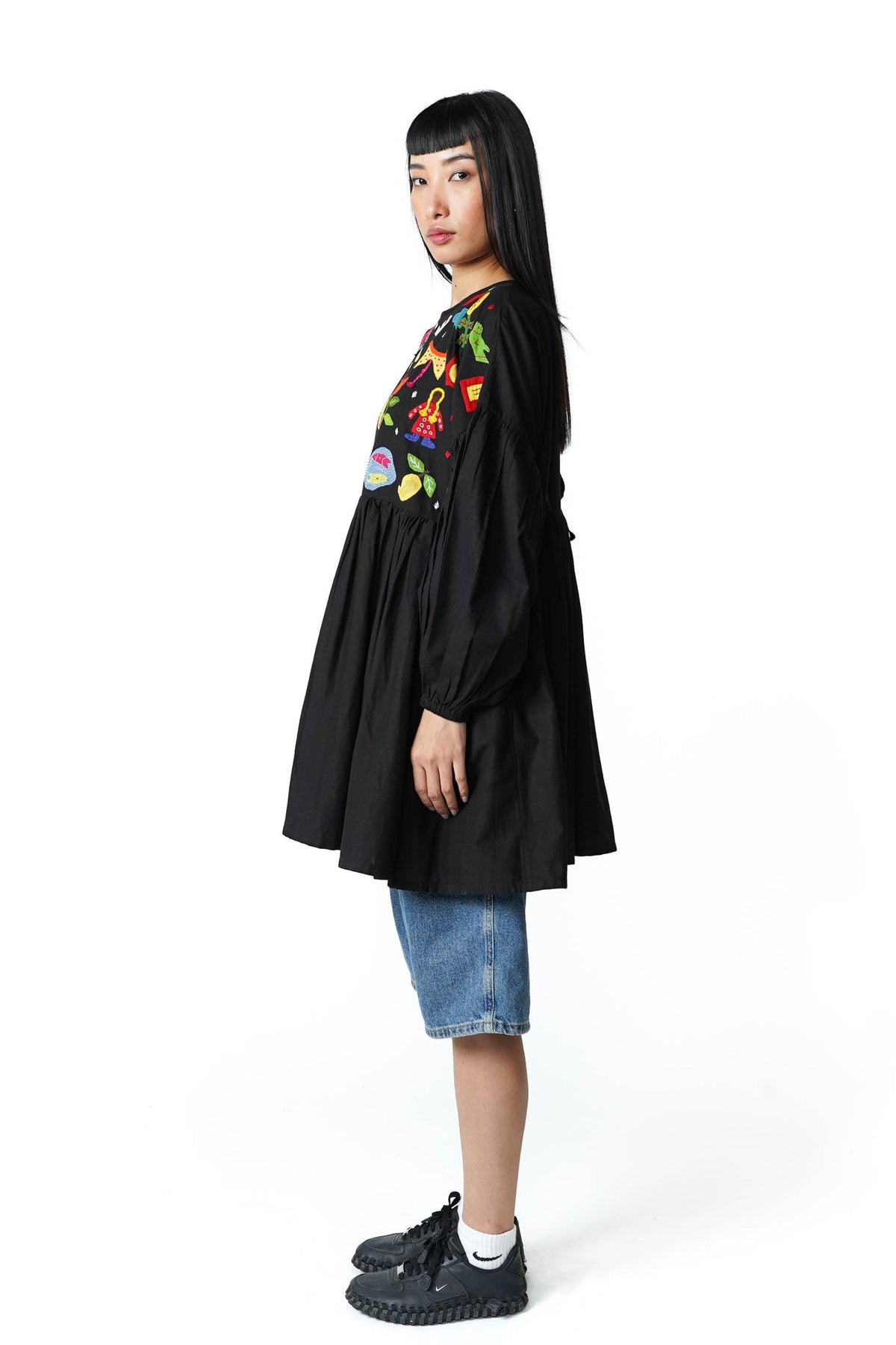 Black Flourish Dress