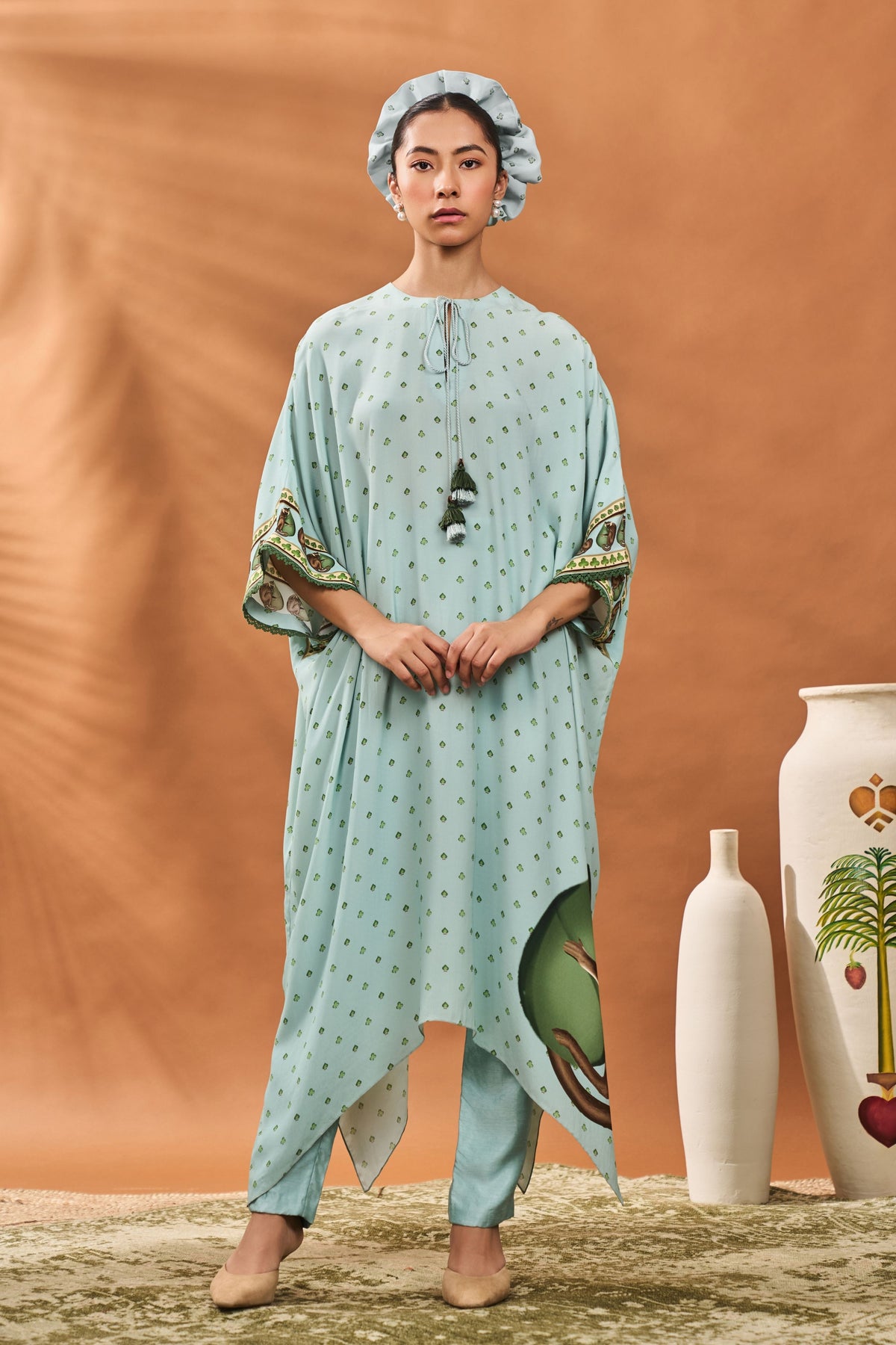 Blue Ace of Spades Kurta Set