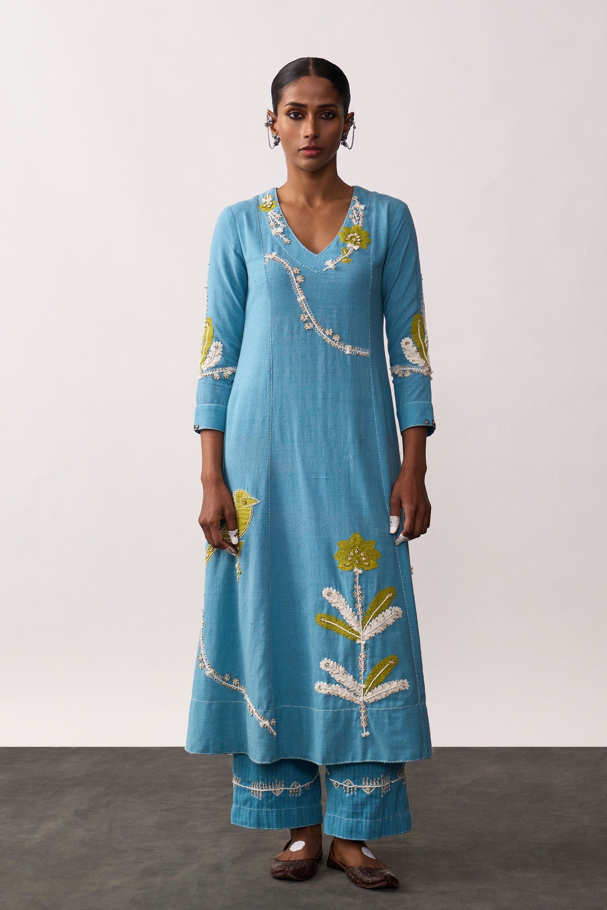 Sucheta Blue Kurta Set