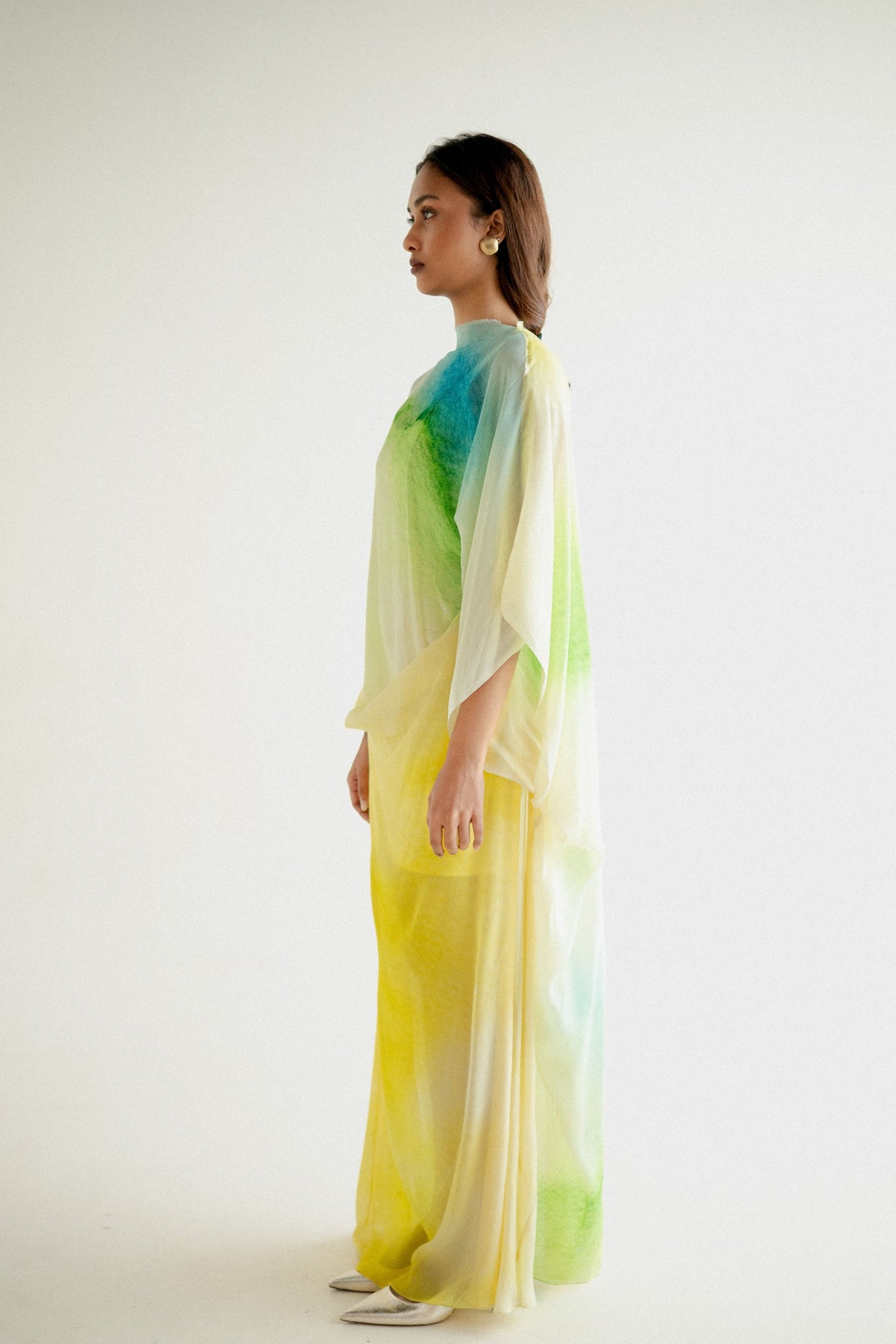 Printed Tie Up Kaftan