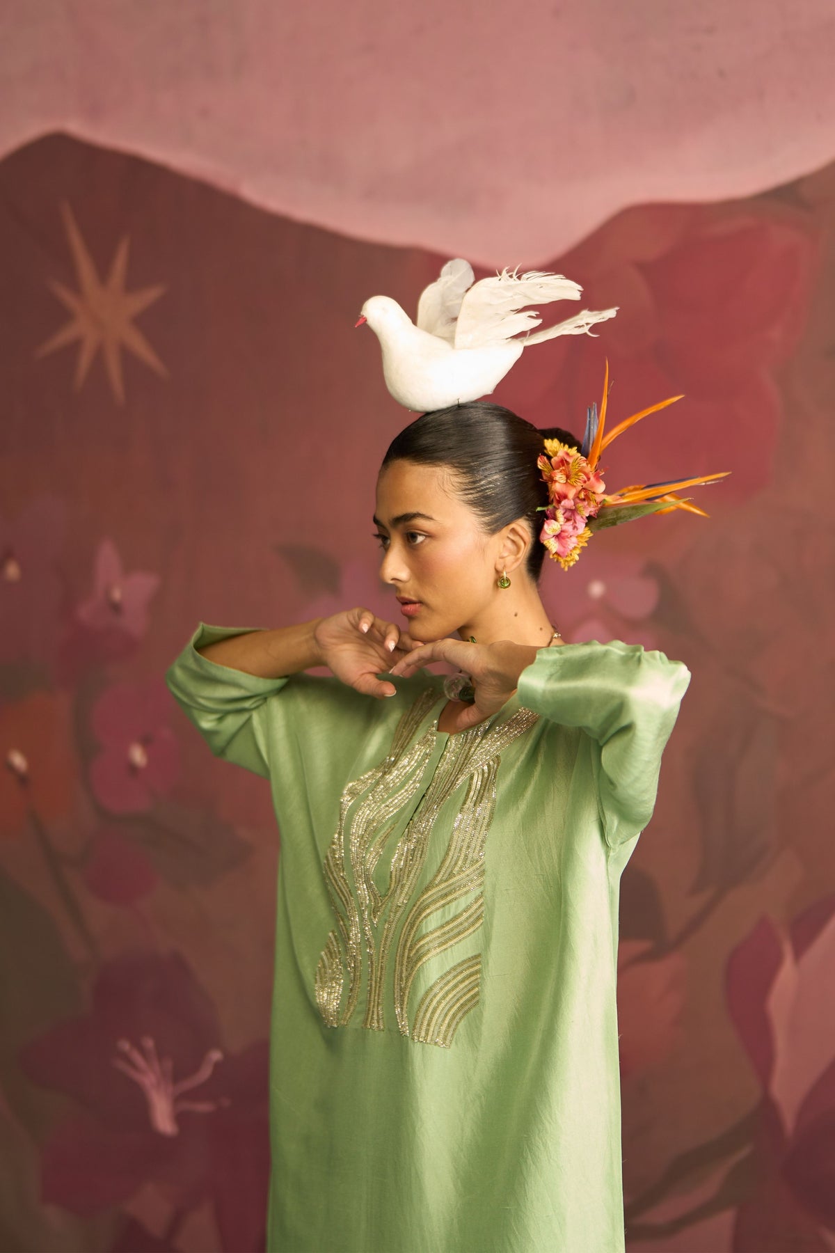 Mint Veil Kurta Set