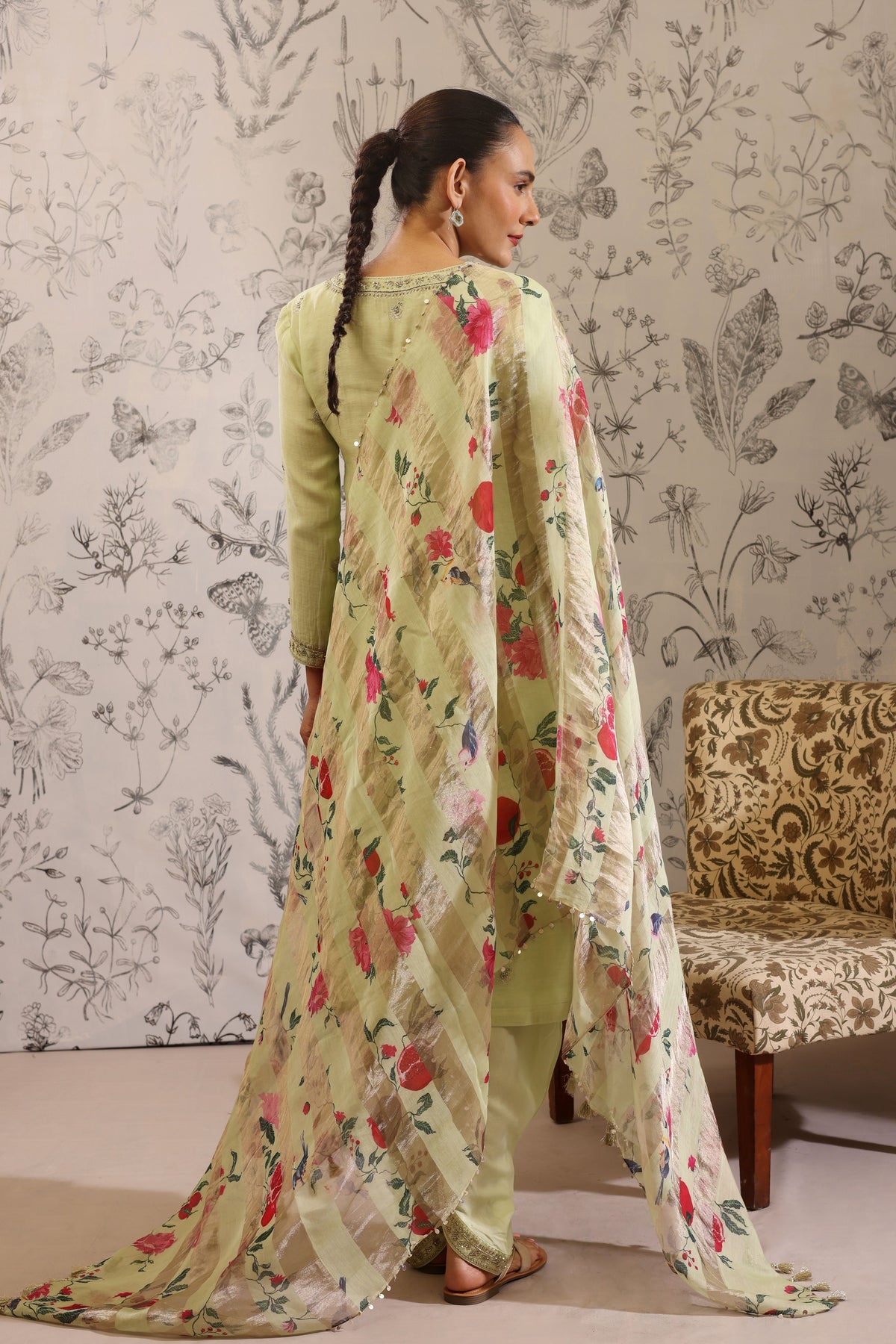 Anaar Green Kurta Set