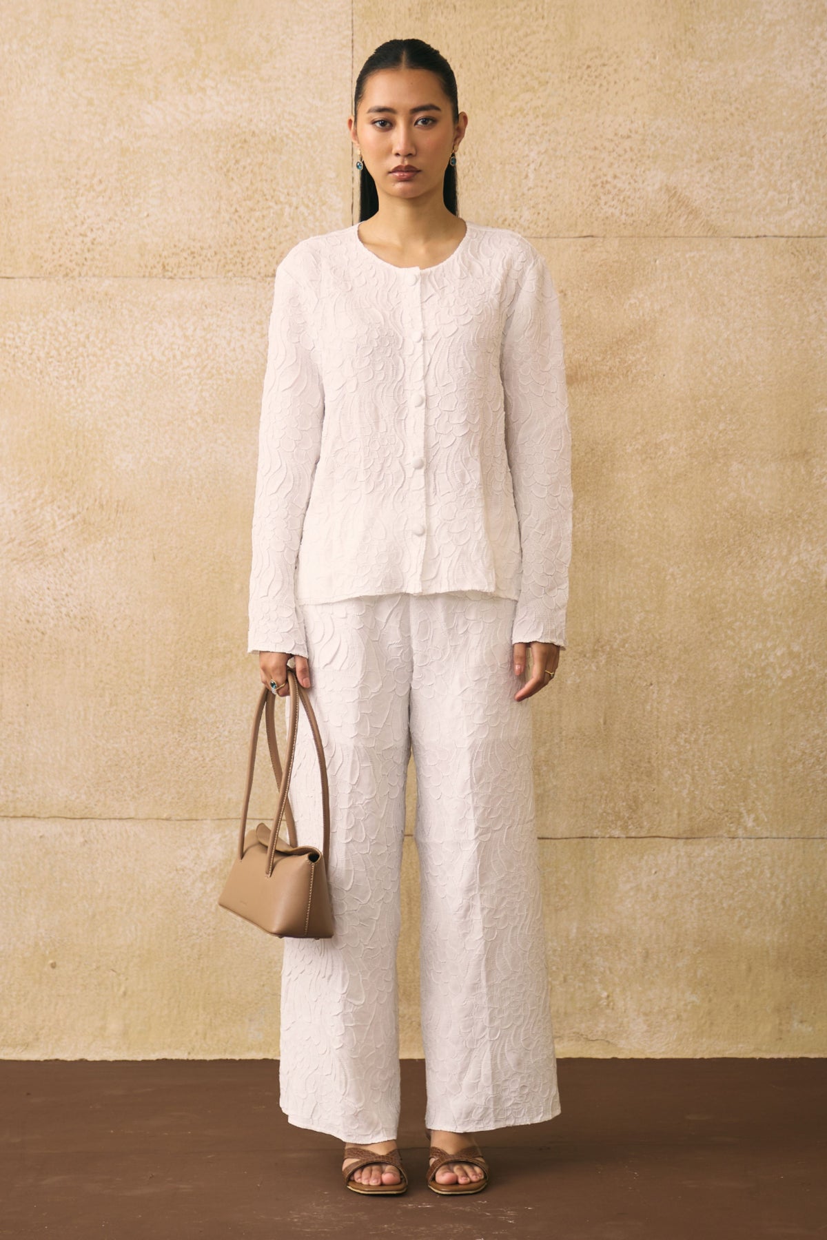 White Elnia Co-ord Set