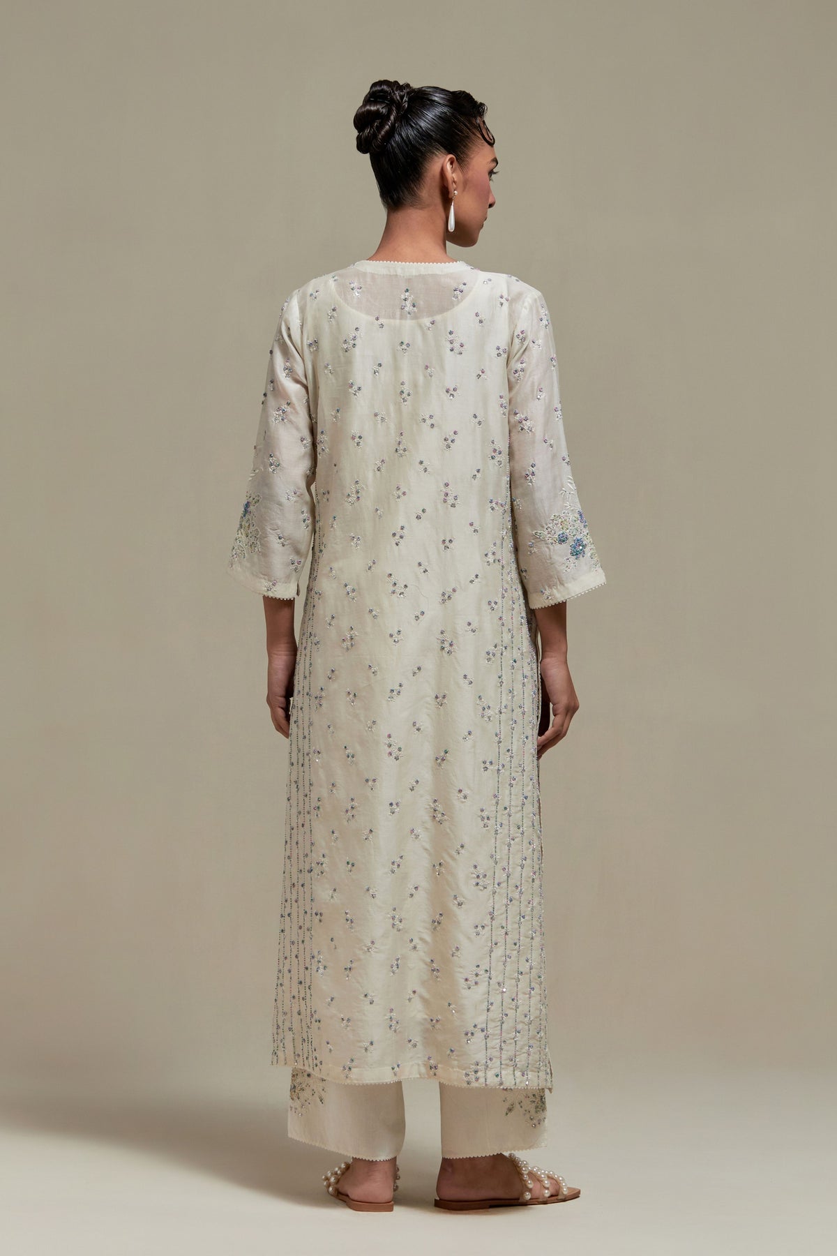 Blue Silk Kurta Set