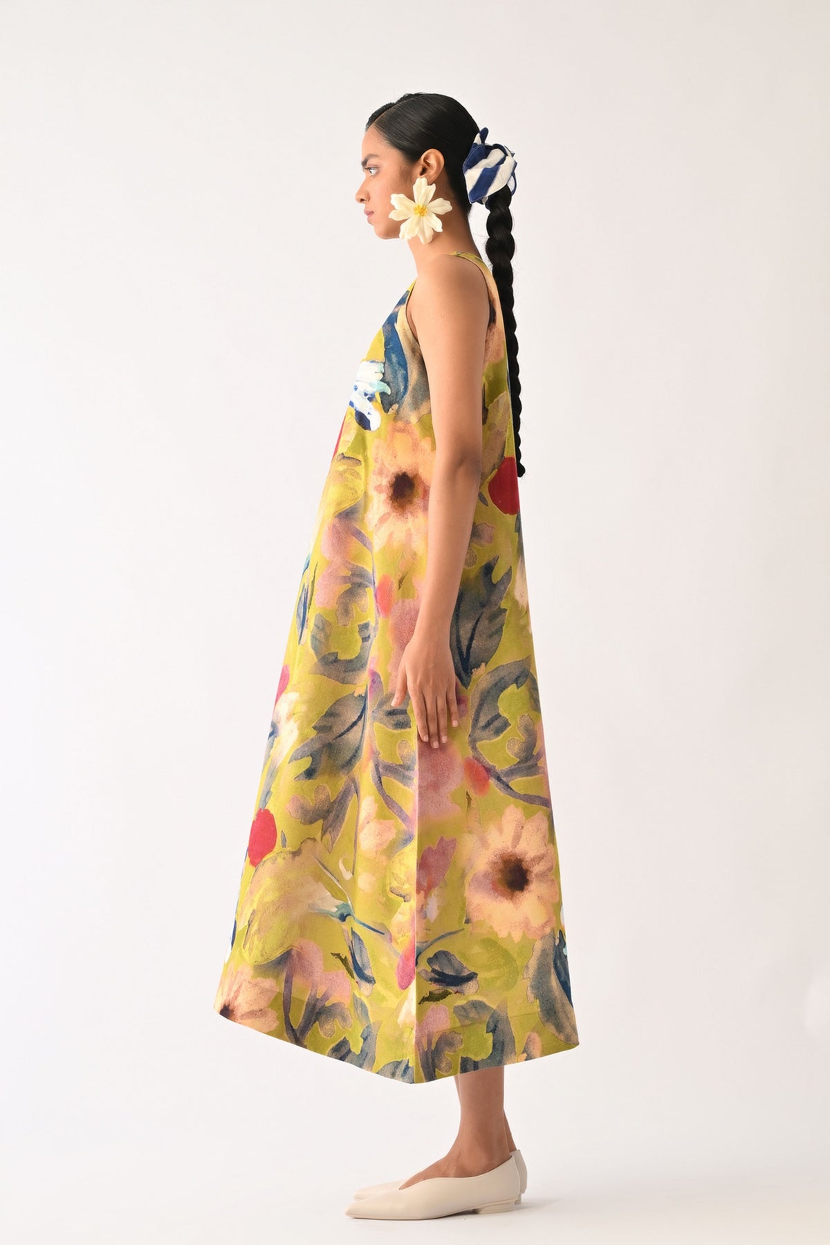 Liberty Olive Aline Dress